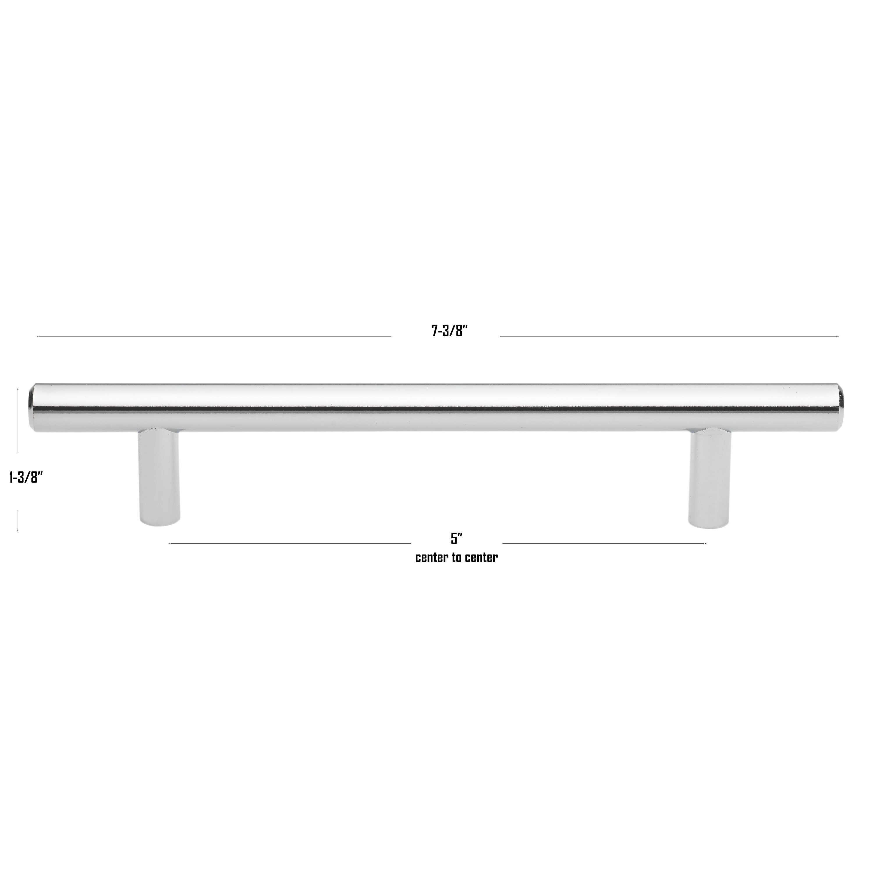 GlideRite Hardware 5002-128-PC-5 Cabinet-Pulls - View #4