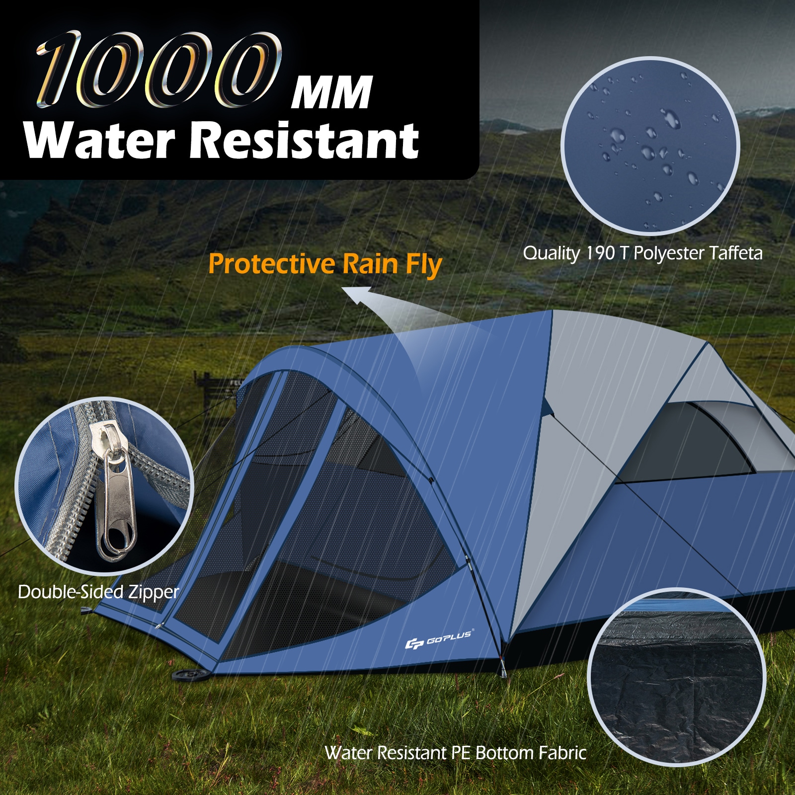 WELLFOR CAJ11657BL tents - View #4