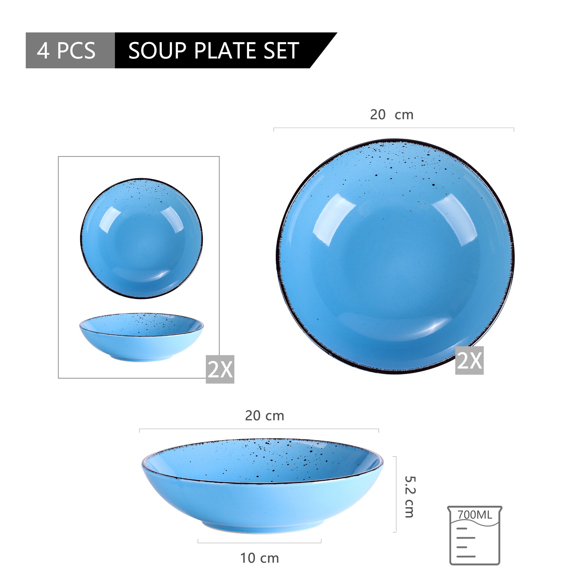 CASAINC VC-NAVIA-5-STP dinnerware - View #7