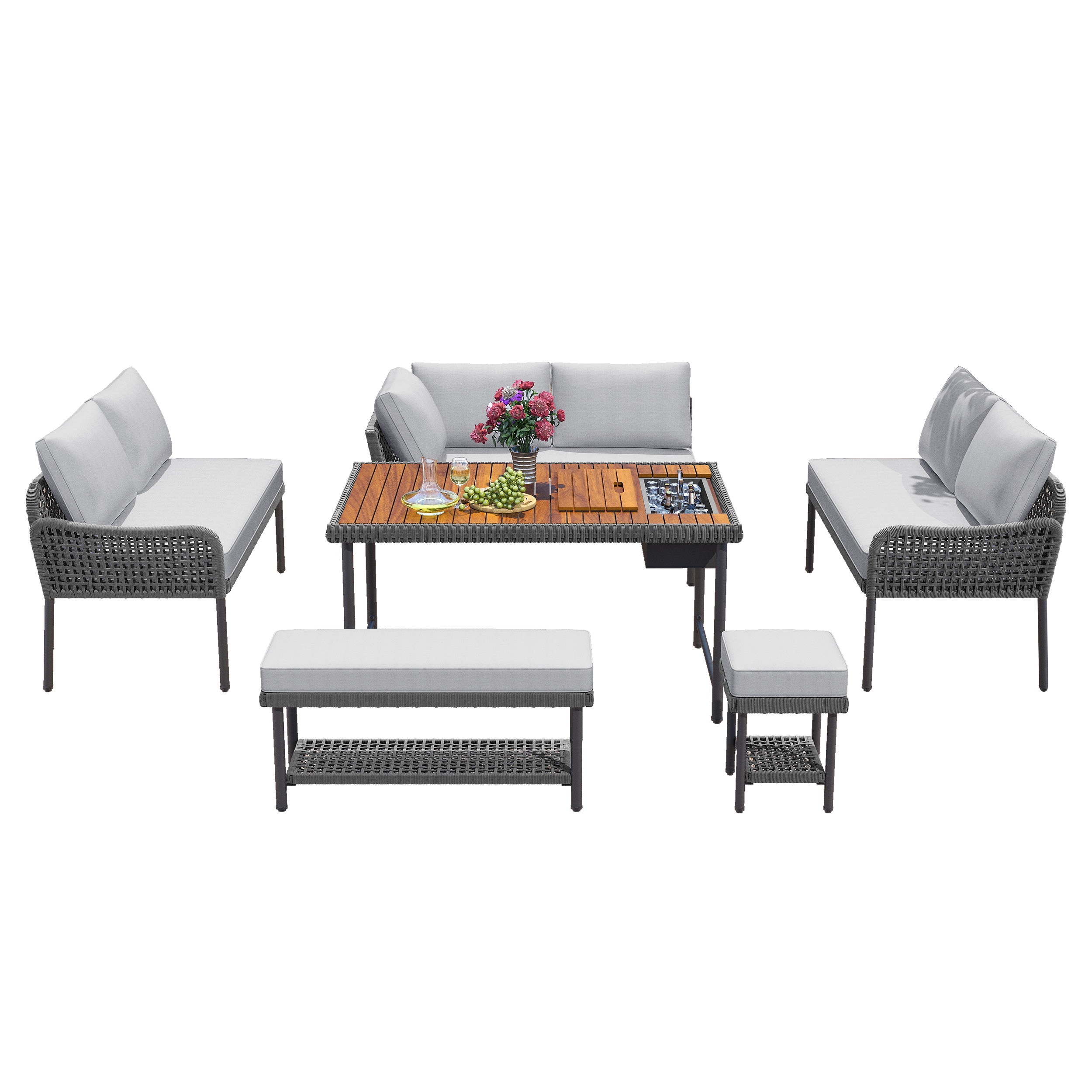 Dimakai DK-US-78AAE Patio-Conversation-Sets - View #8