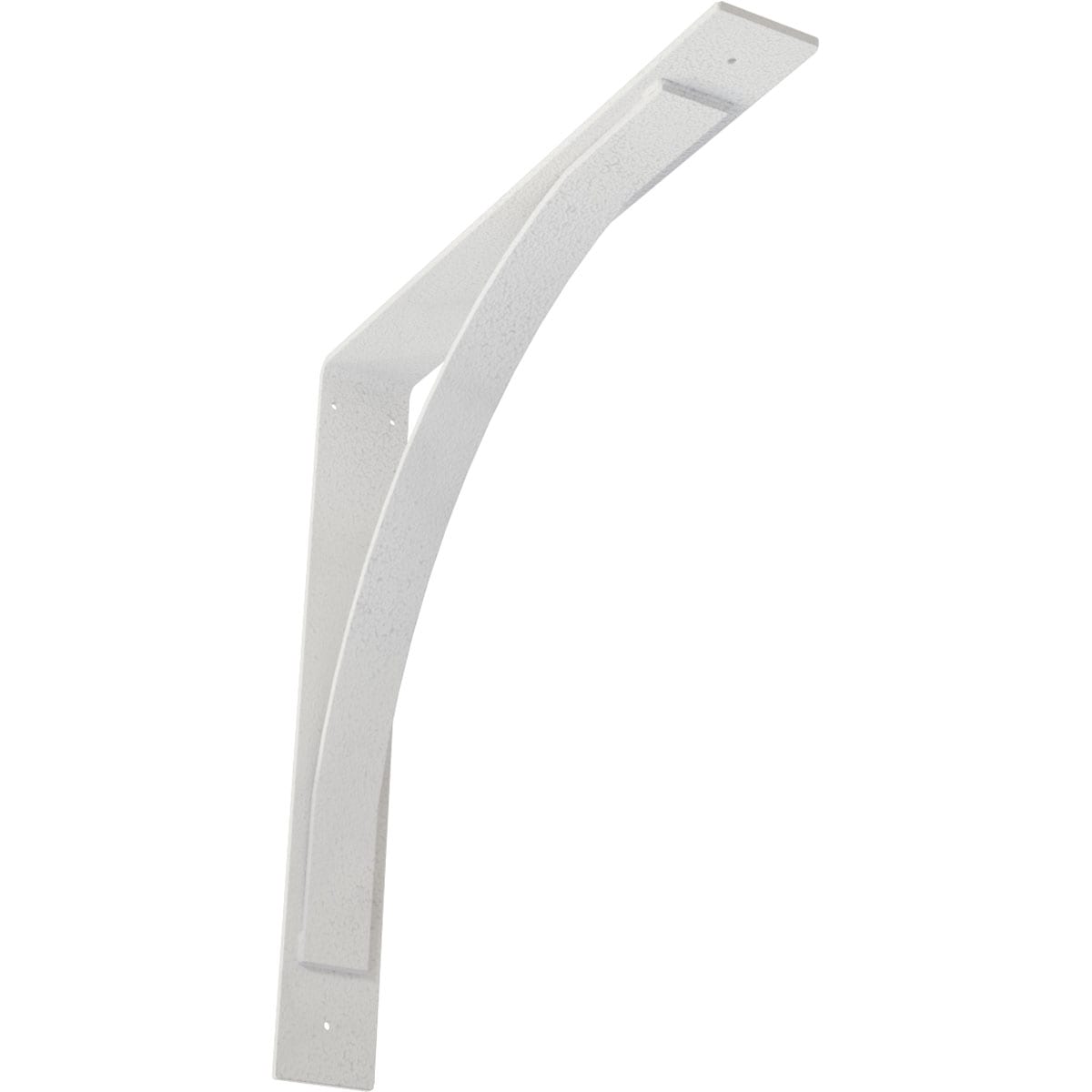 Ekena Millwork BKTM03X22X22MOHWH Morris Morris 22-in x 3-in x 22-in White Steel Mounting bracket