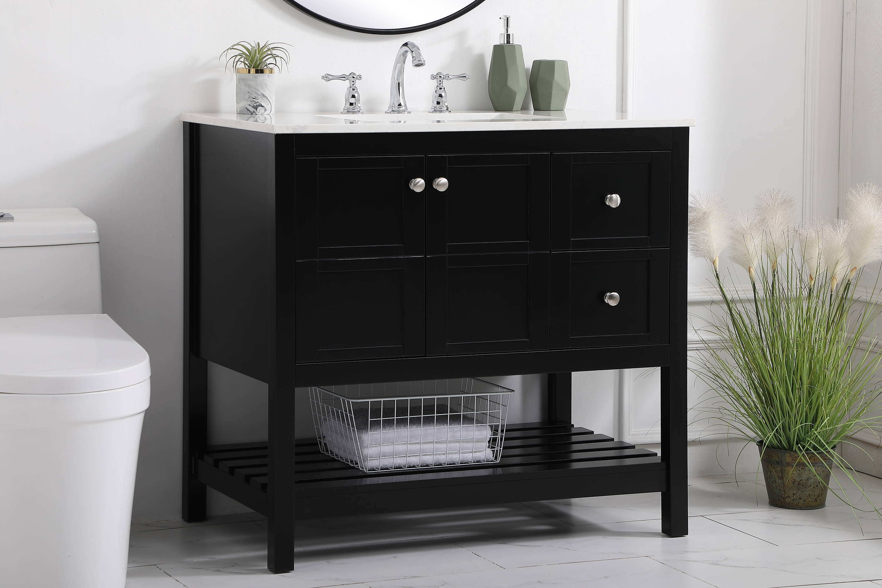 Elegant Decor FI49236BK Bath-Vanity-Combo - View #6