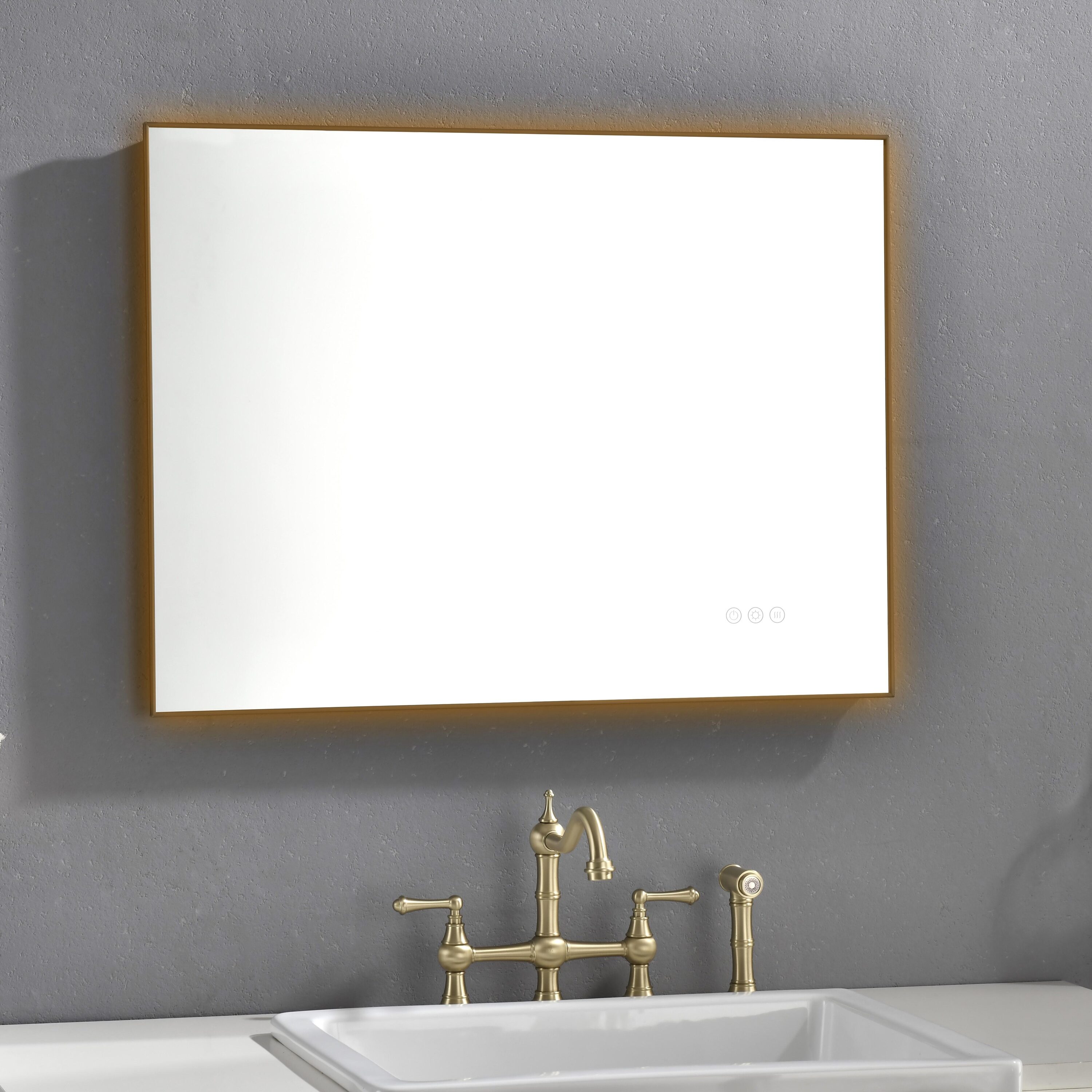 Bayfeve BF-253472-MIR Framed-Bath-Mirrors - View #3