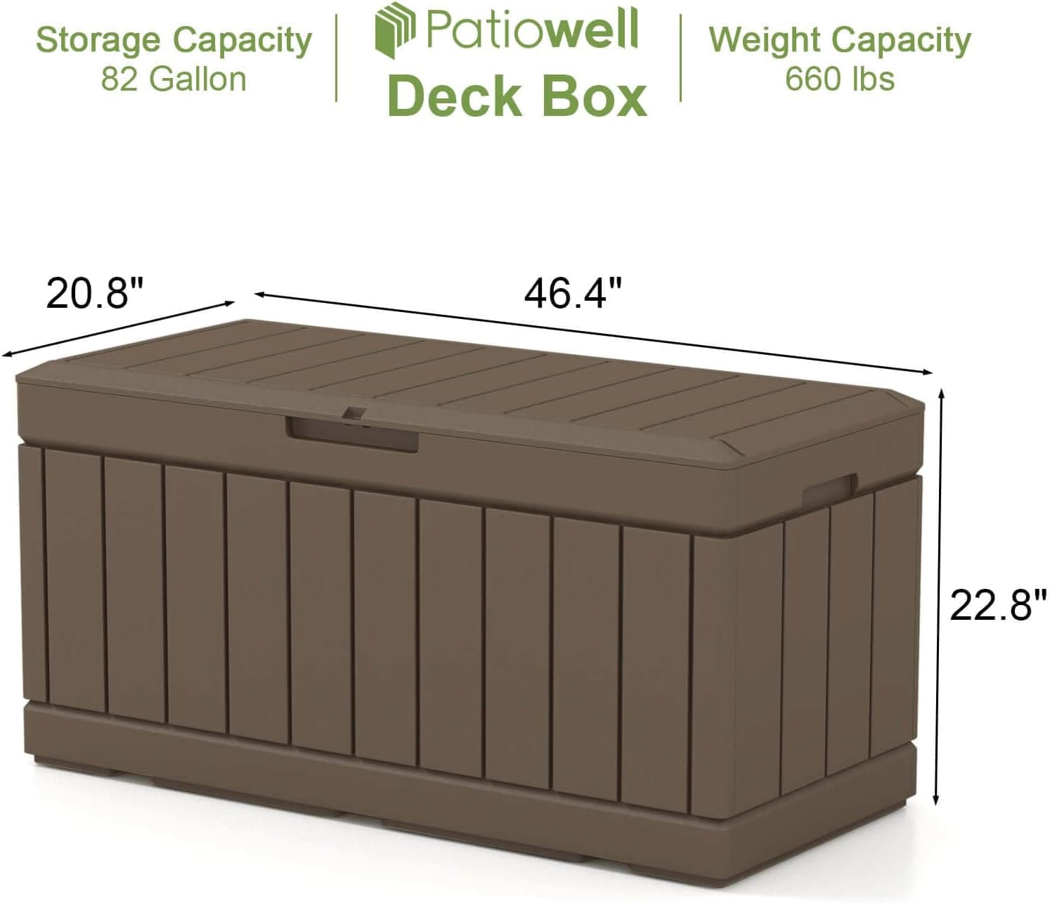 Patiowell WES-PSB22-0093-8 Deck-Boxes - View #6