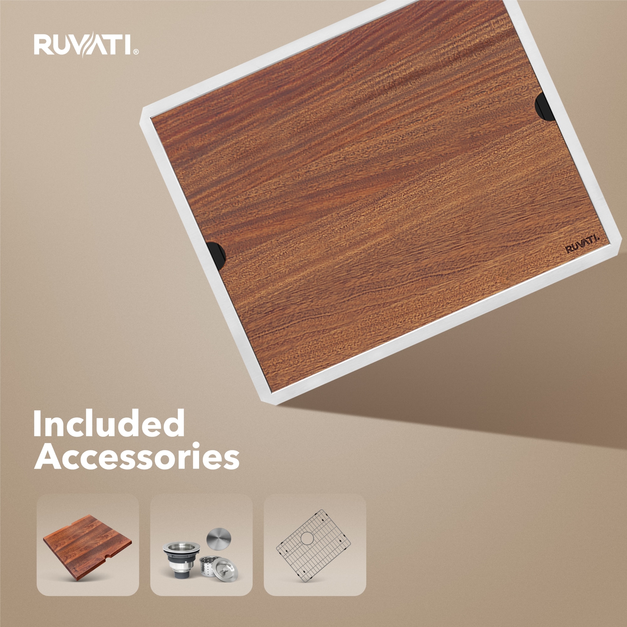 Ruvati RVH8307 Kitchen-Sinks - View #4