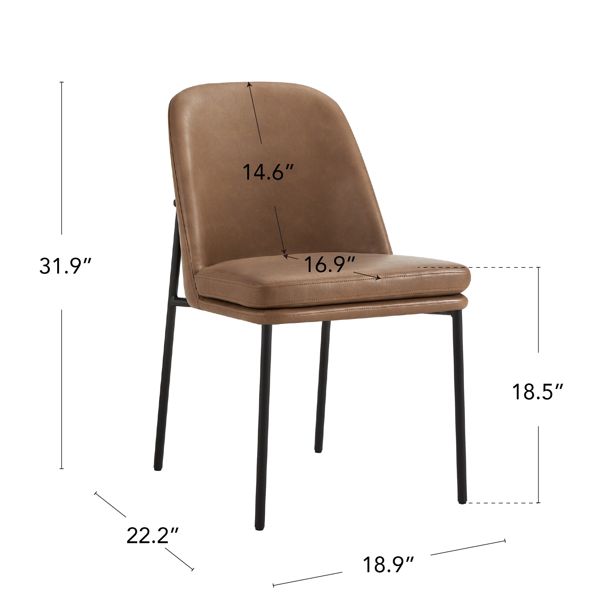 Circle 55 LSDC7019-PU6030 Dining-Chairs - View #4