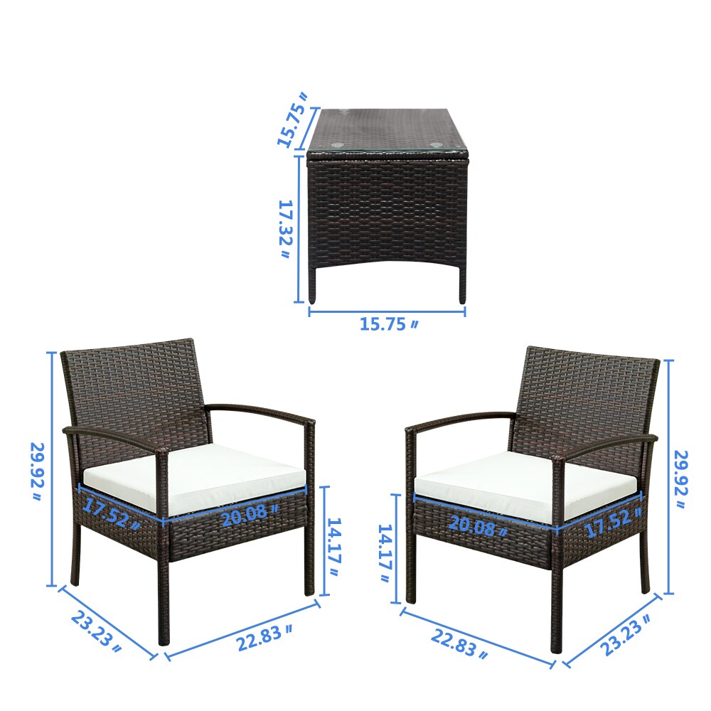 Winado 999855863918 Patio-Conversation-Sets - View #3