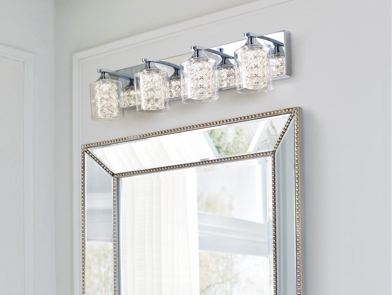 lowes crystal vanity lights