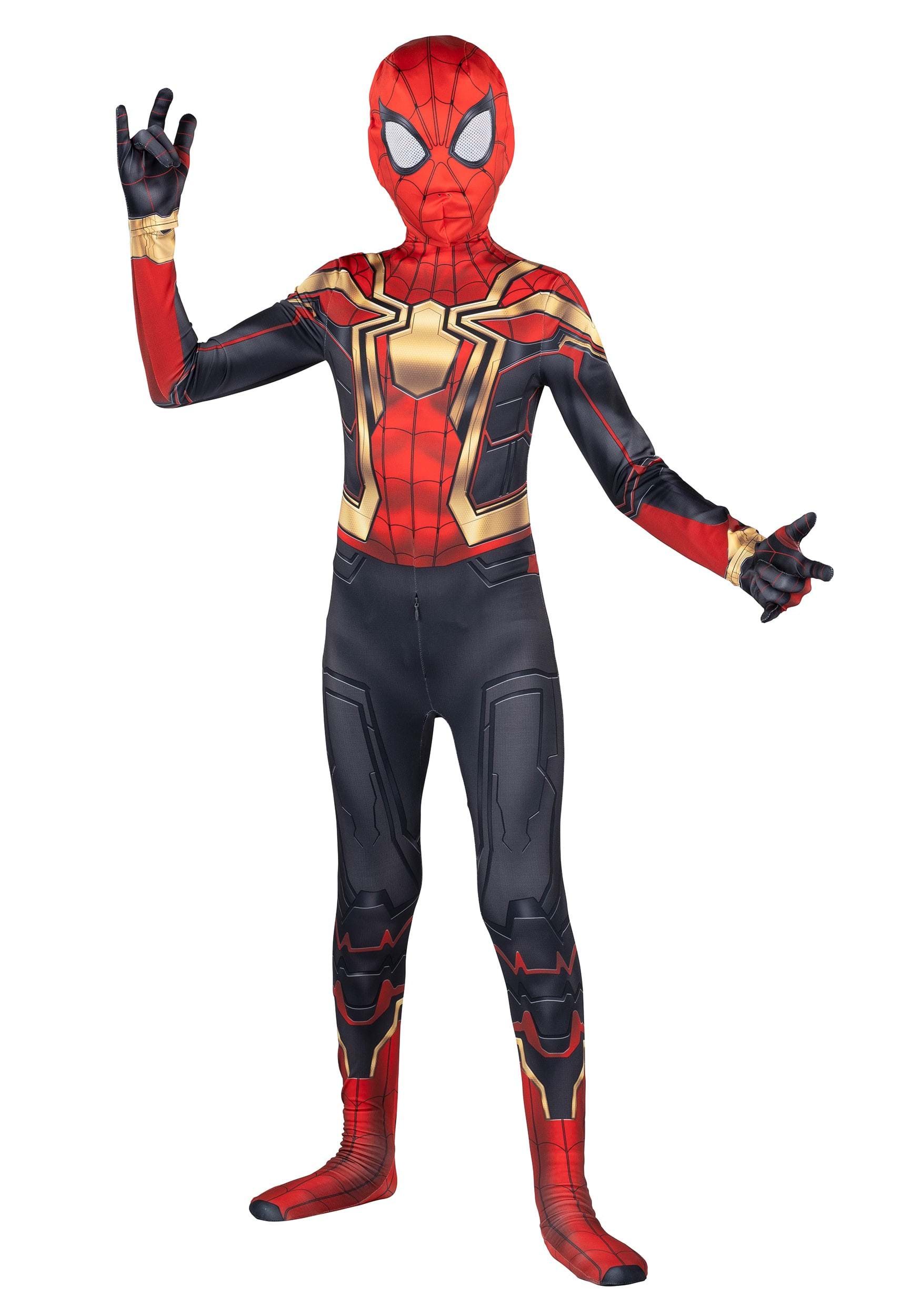 Jazwares  Classic Spider-Man Integrated Zentai Kid's Costume Marvel Costumes X-Large