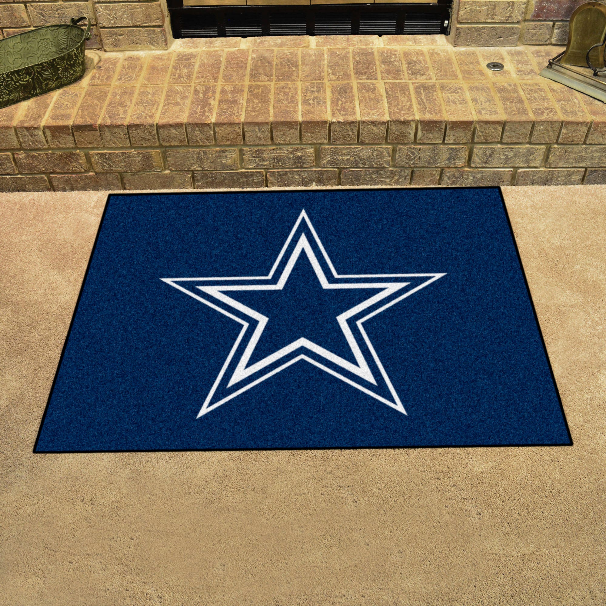 NFL Team Repeat Rug - Dallas Cowboys (Gray Background), 3'10x5'4 - Dallas  Cowboys (Gray Background) | NFL Team Repeat Rug