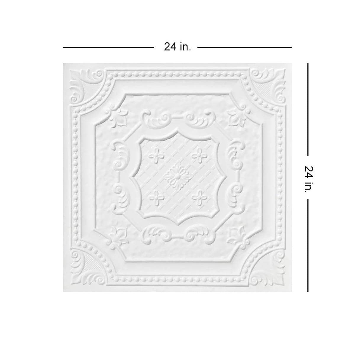 From Plain to Beautiful in Hours DCT04WM-24X24-10 Ceiling-Tile - View #4