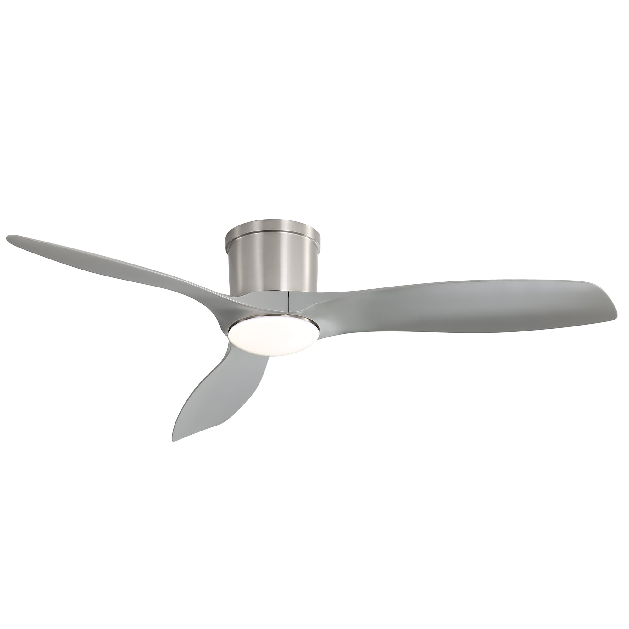 Yardreeze KBS-52K109-SN 52-in Gray with Gray Blades Plug-in Ceiling Fan With Light and Remote ( 3 -Blade )