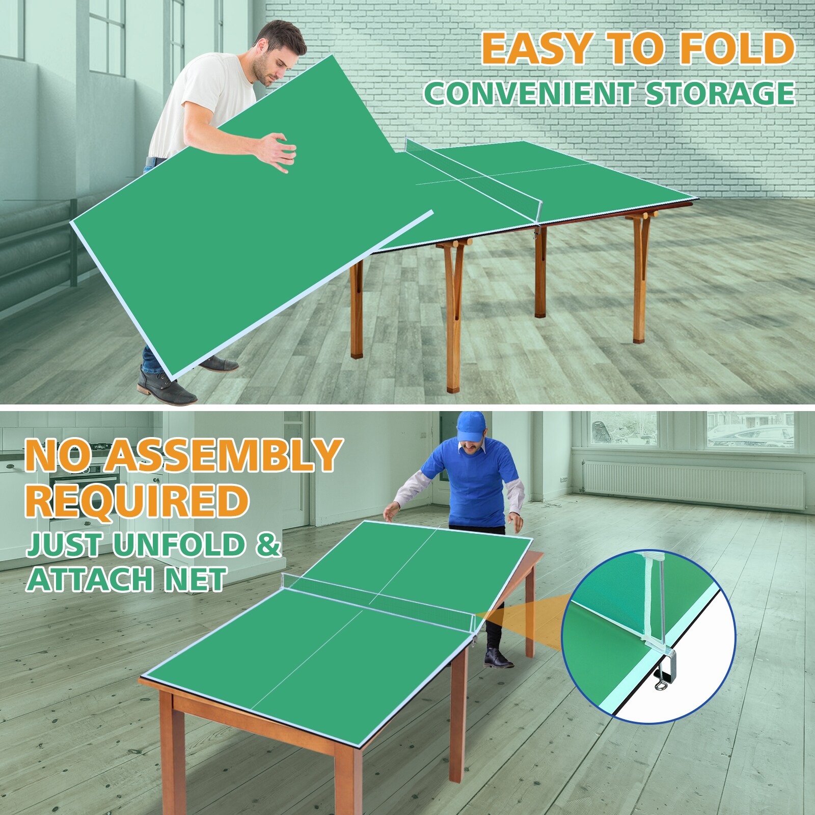 Tinyhomie LW-Y-OR-5156 Ping-Pong-Table - View #3