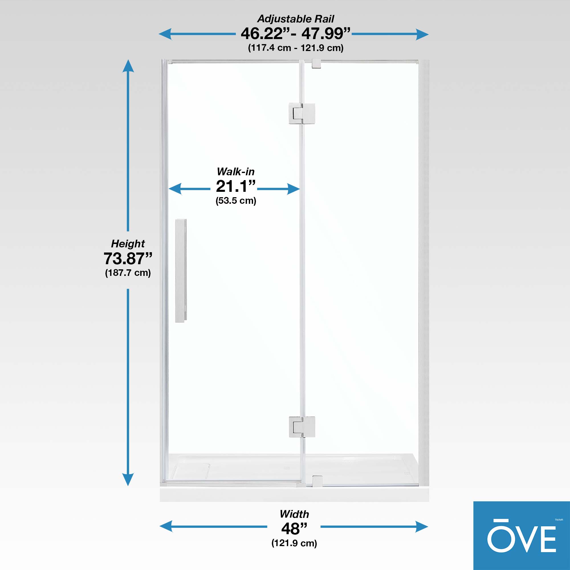 OVE Decors NIKO-SC-48GP-SN Shower-Doors - View #15