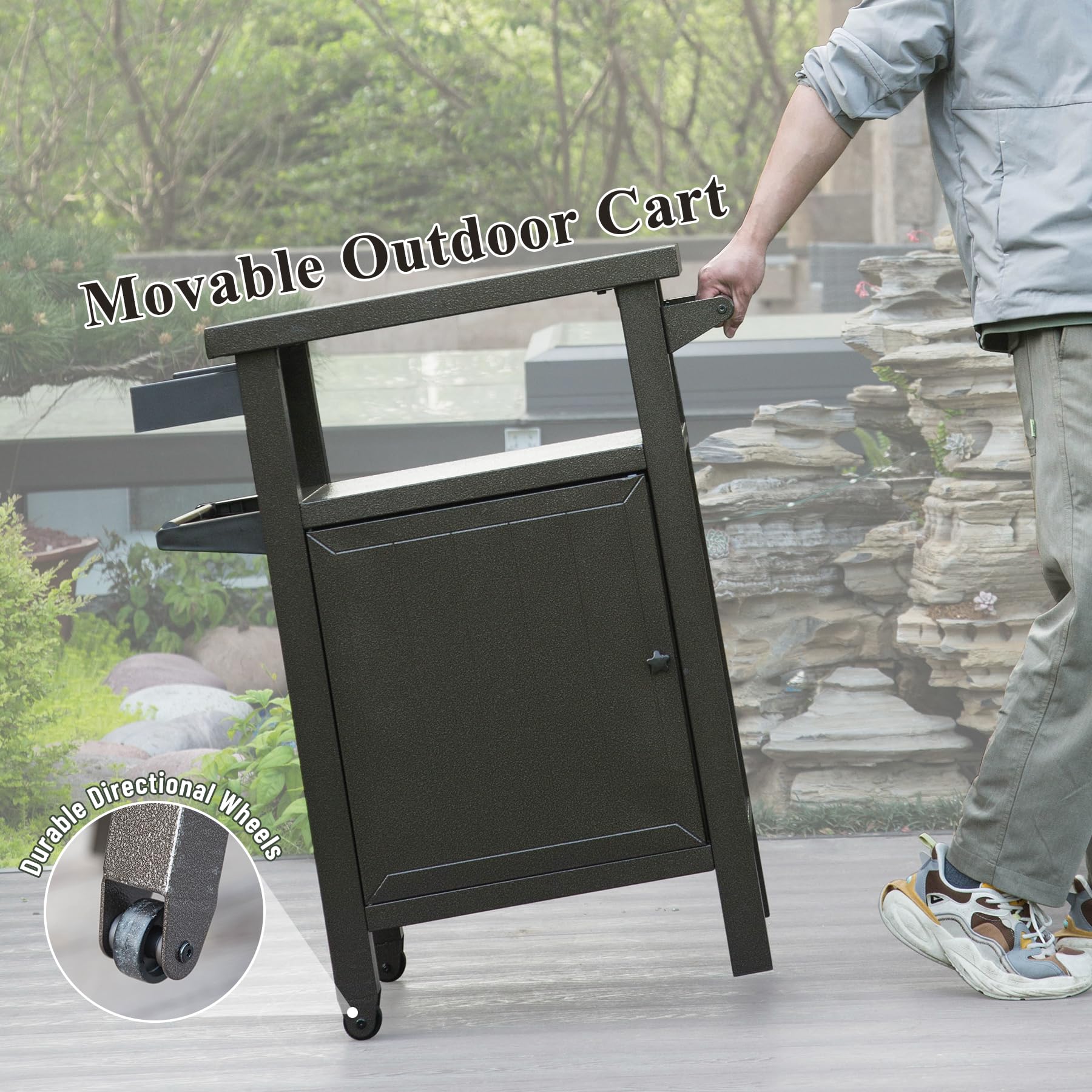 GDFStudio 333595 Grill-Carts-Grill-Stands - View #3