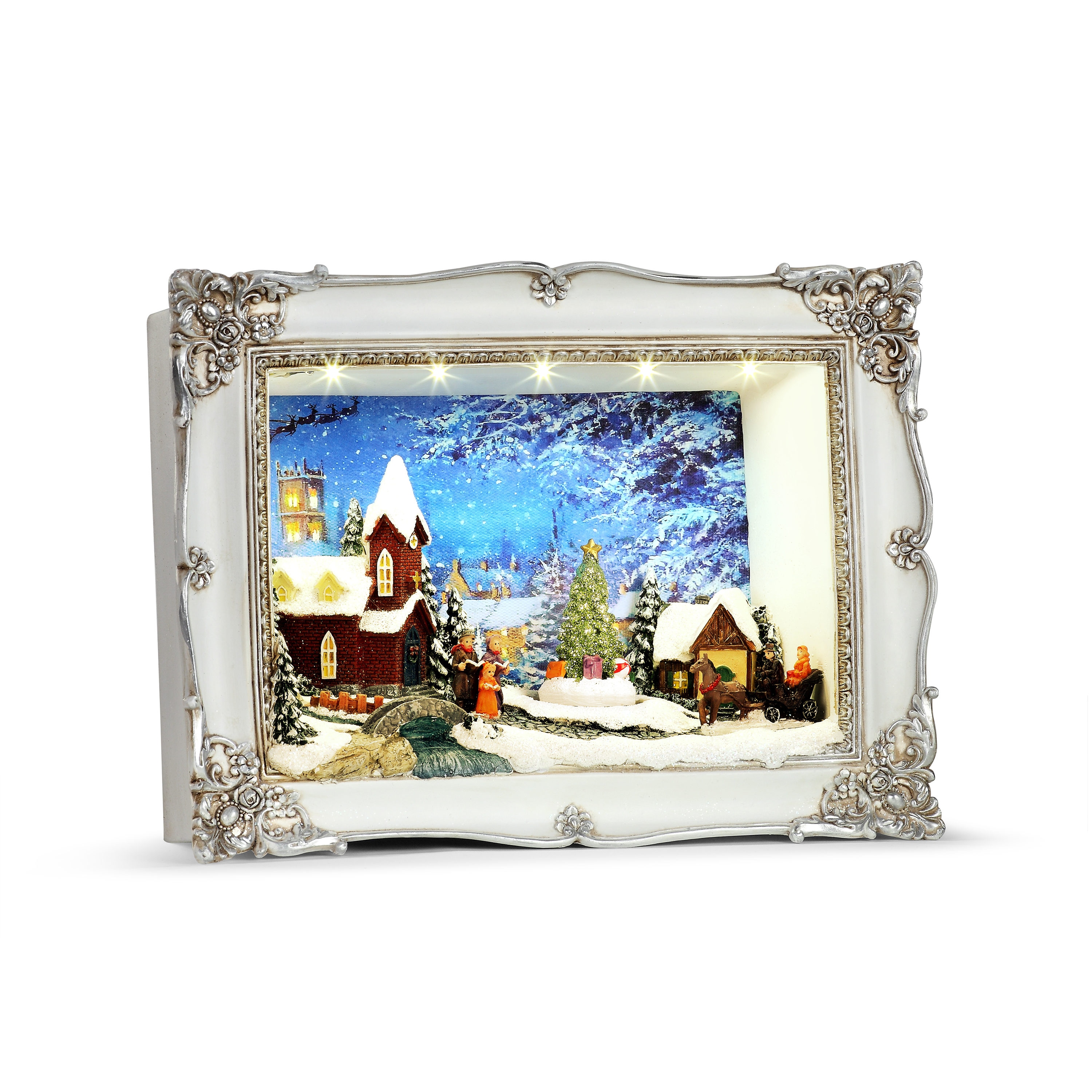 Mr. Christmas 36583 8.2-in Lighted Musical Animatronic Decoration Festivity Battery-operated Christmas Decor