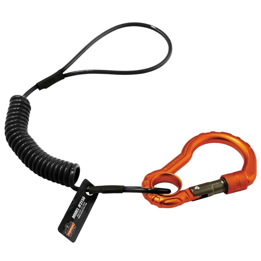Pull-On Wrist Tool Lanyard with Carabiner; 3 lb. Rating