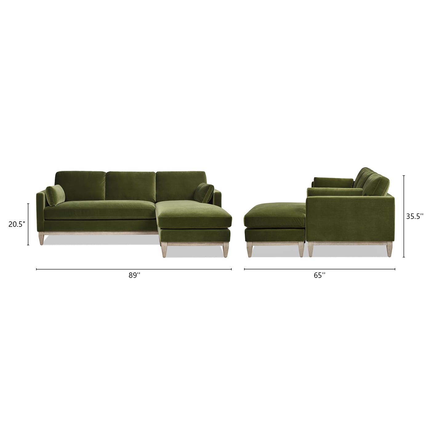 Jennifer Taylor Home LV036-66110 Sofas-Loveseats - View #4