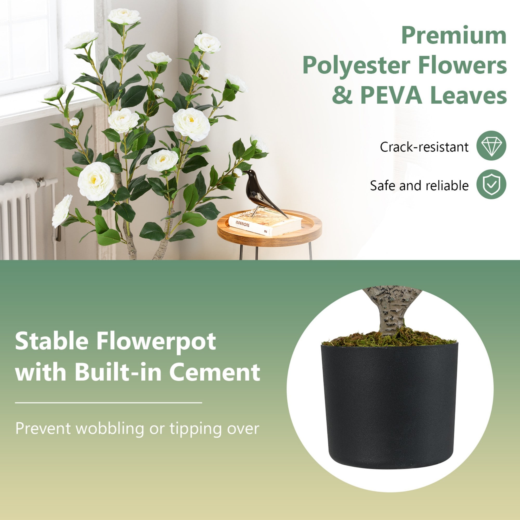 Poinic CWZH10313WH-1 Artificial-Plants-Trees - View #6