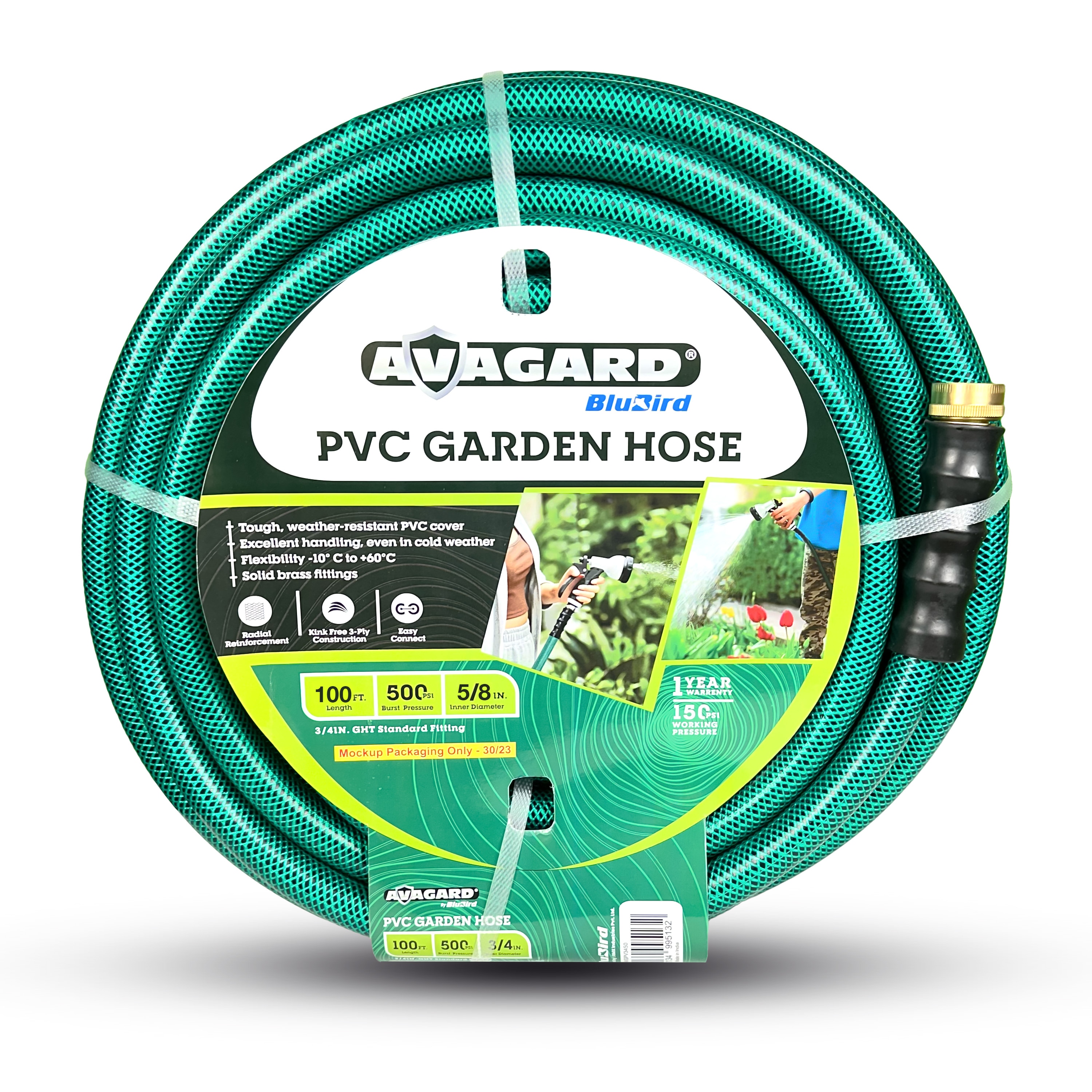 AVAGARD 5/8-in x 100-ft Heavy Kink Free Vinyl Green Hose AVAGARD 5/8-in x 100-ft Heavy Kink Free Vinyl Green Hose