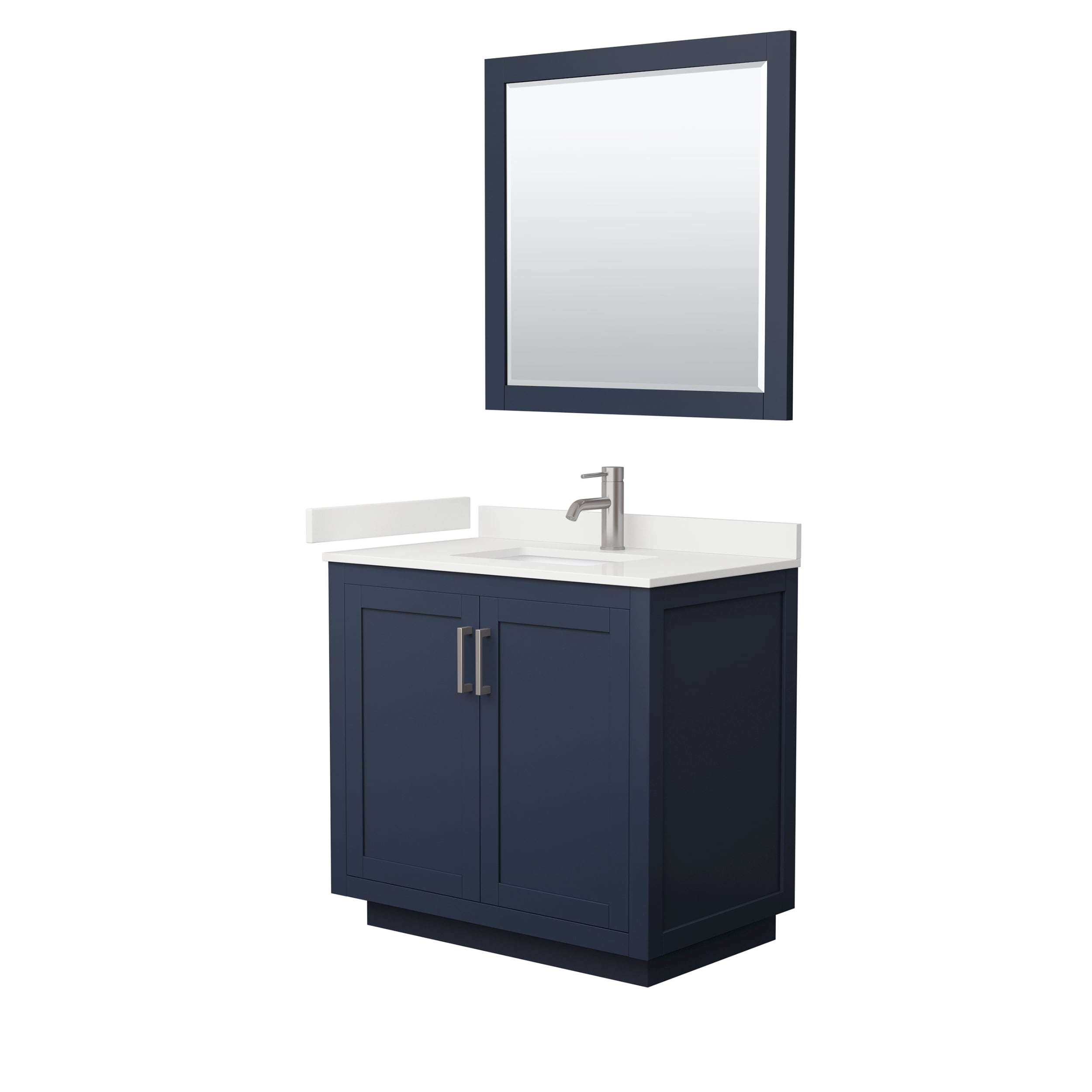 Wyndham Collection WCF292936SBNWQUNSM34 Bath-Vanity-Combo - View #2