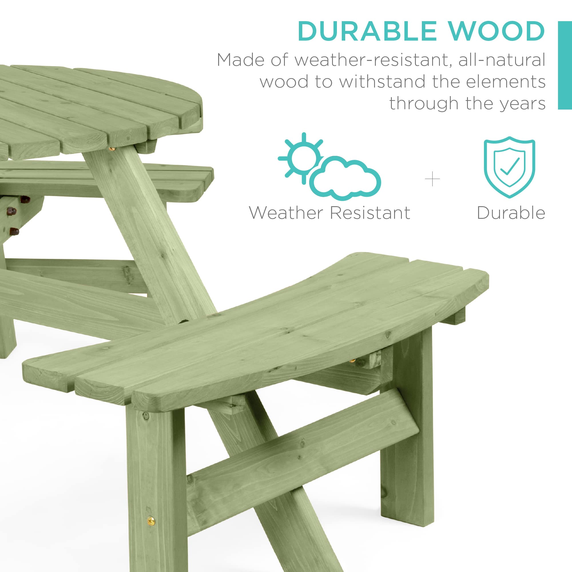 Best Choice Products SKY10984 Picnic-Tables - View #2