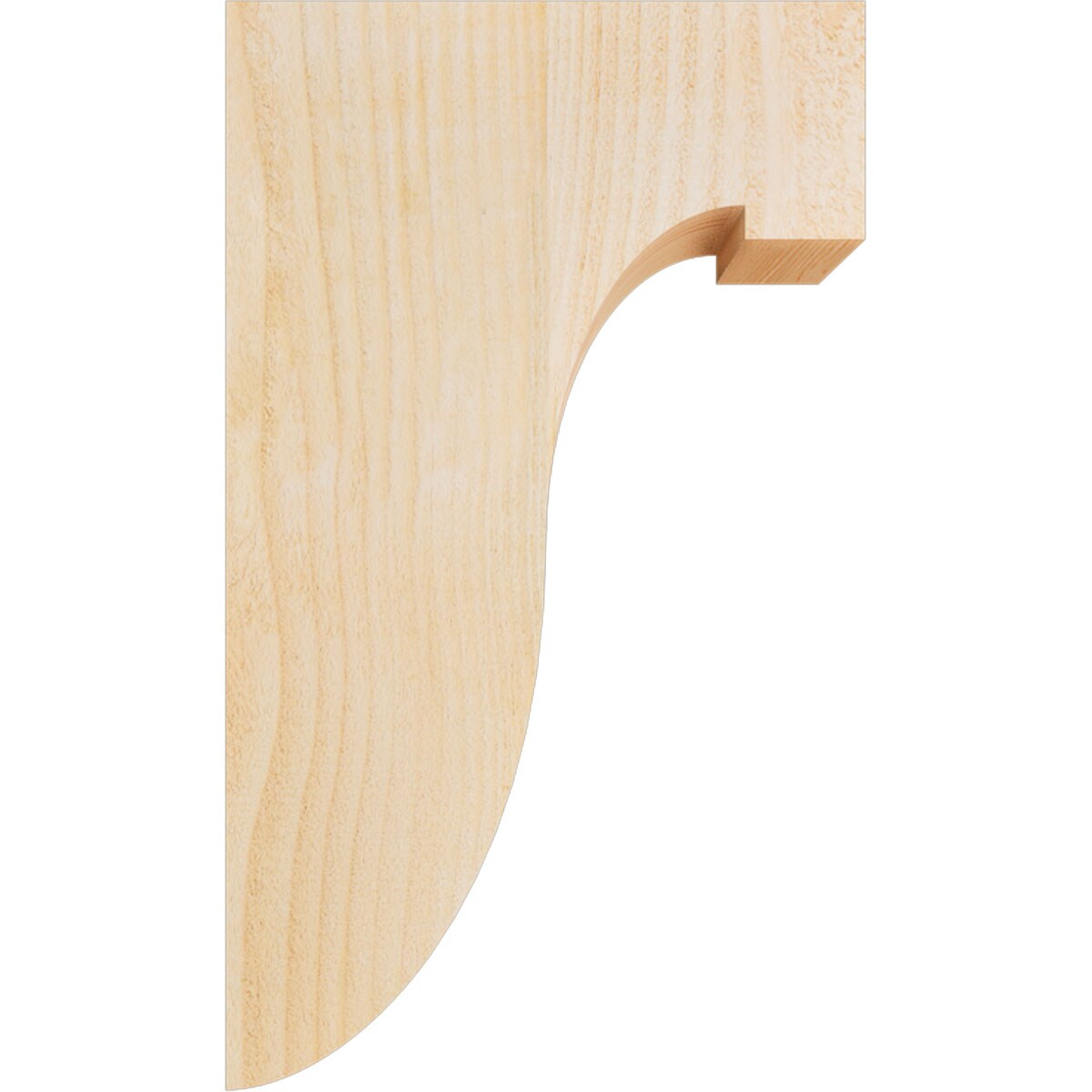 Ekena Millwork COR04X12X20DEL00RDF corbels - View #3