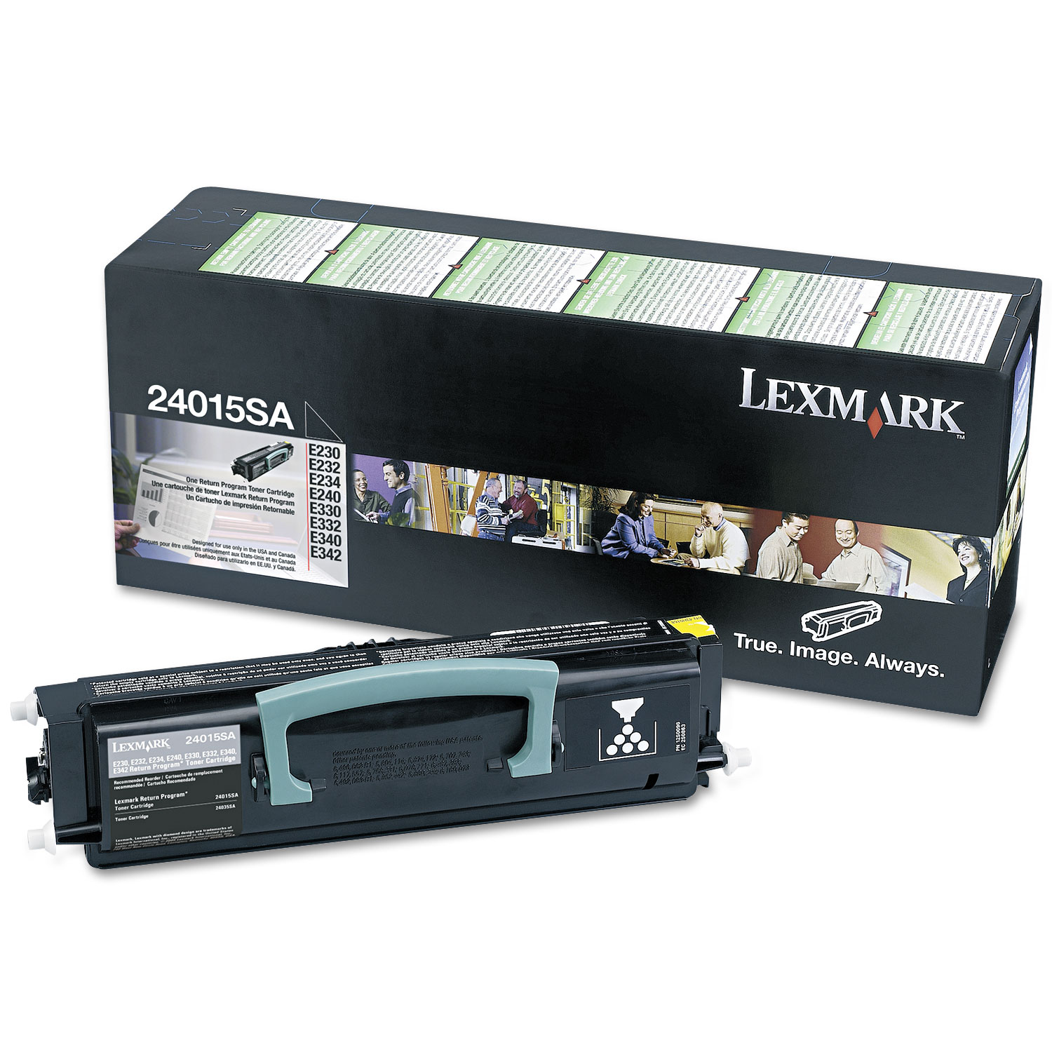 Lexmark 24015SA Return Program Toner 2500 Page-Yield Black