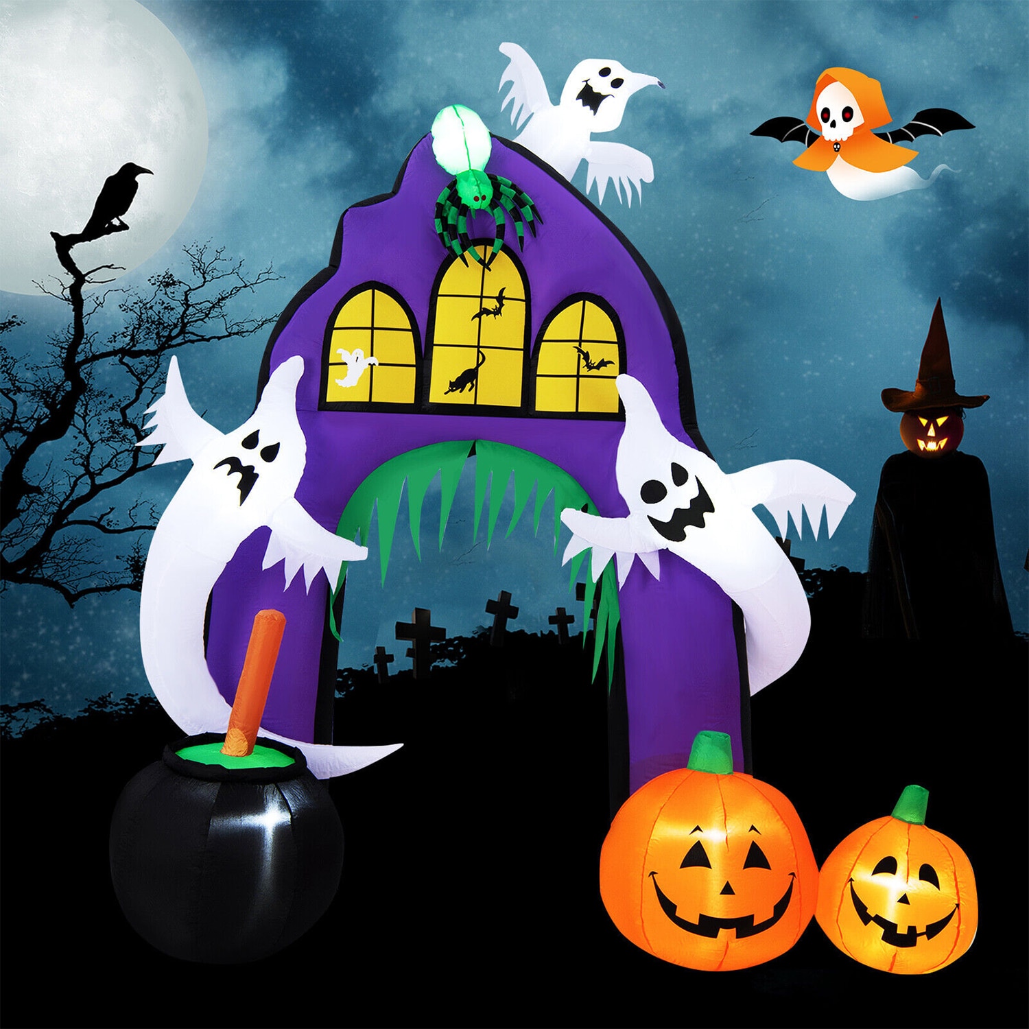 WELLFOR TX-HGY-10015US Outdoor-Halloween-Decor - View #4