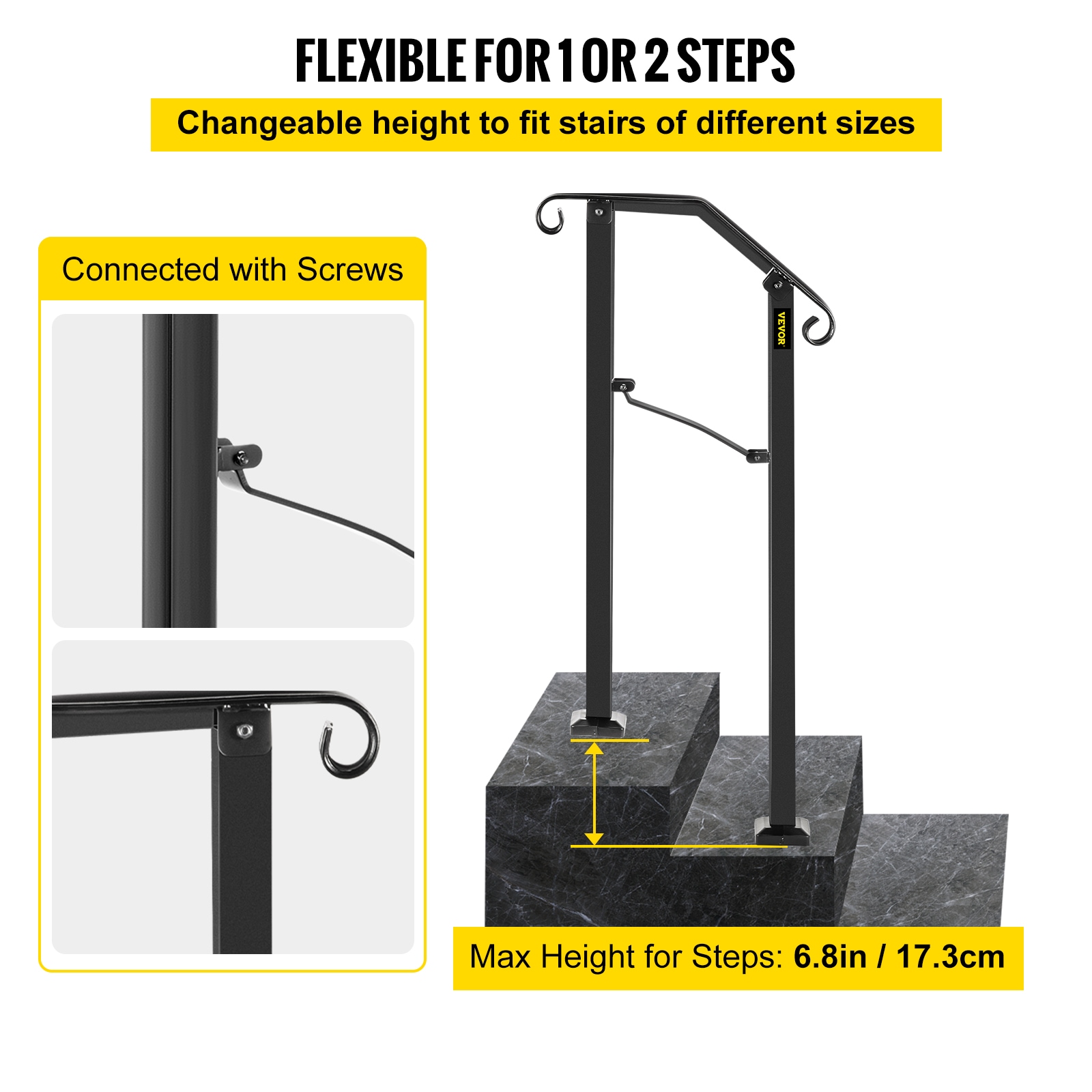 VEVOR LTFS2H3BHSTL00001V0 railings - View #6