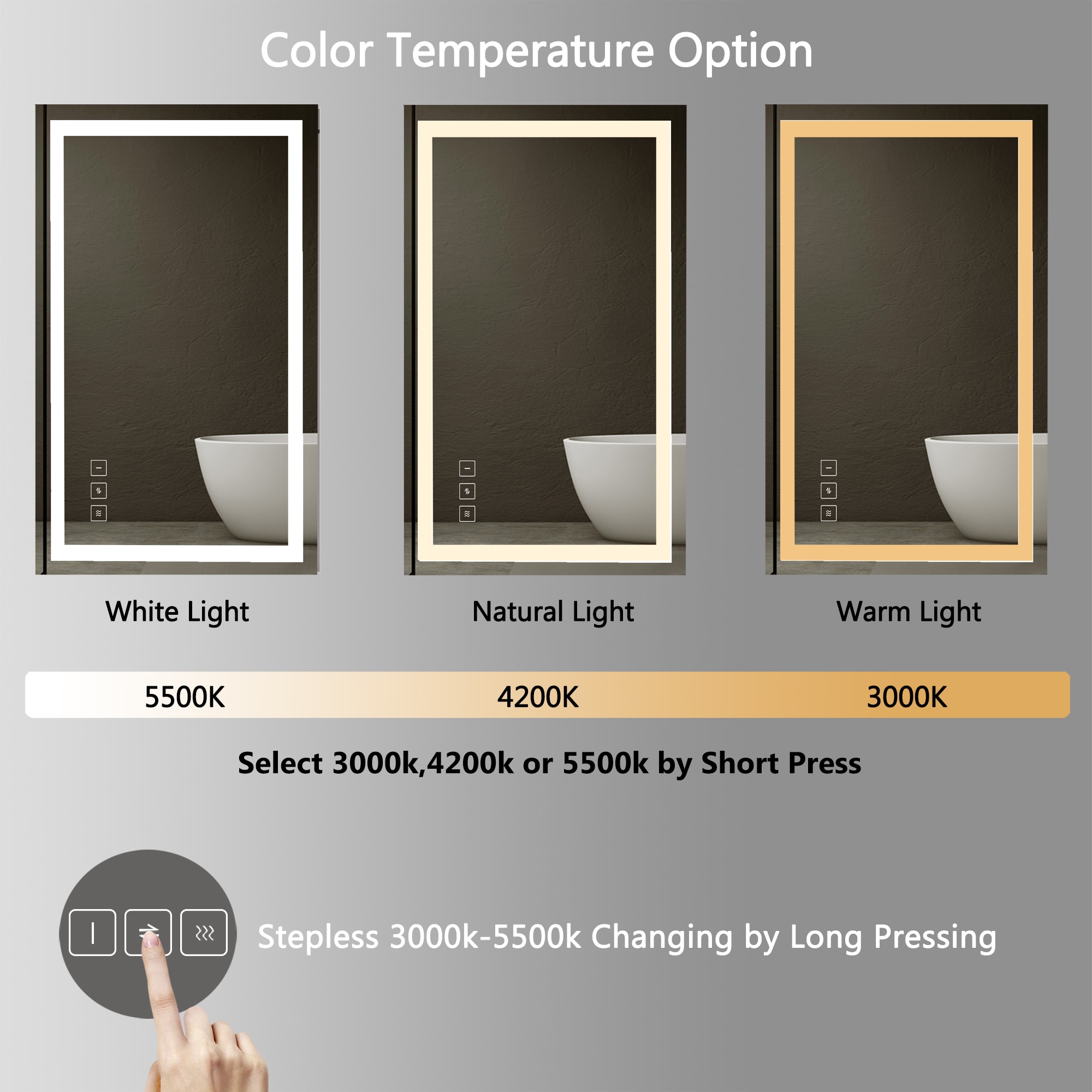 KINWELL MCG0504 Framed-Bath-Mirrors - View #5