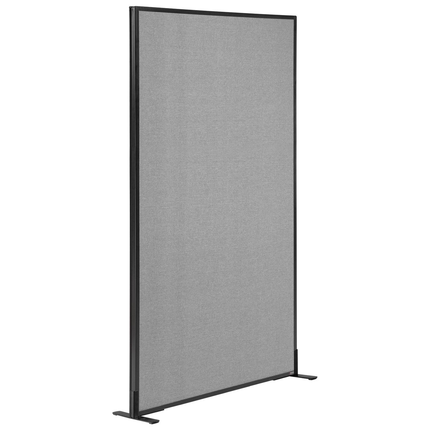 Global Industrial 238636FGY 36-14-inW x 72-inH Freestanding Office Partition Panel Gray