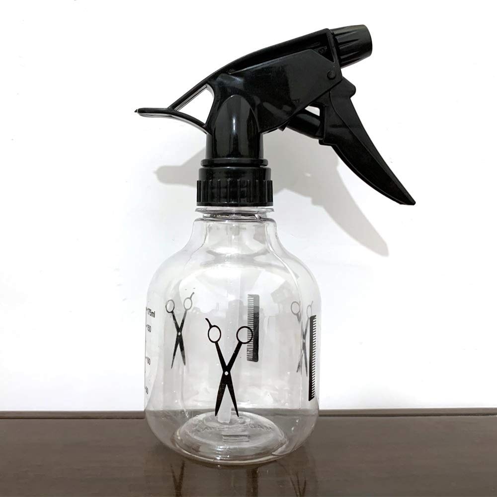Misopily 250ml Adjustable Spray Bottle for Hair Plants Home Cleaning Refillable Fine Mist or Strong Flow Plastic Bottle for Pet Grooming