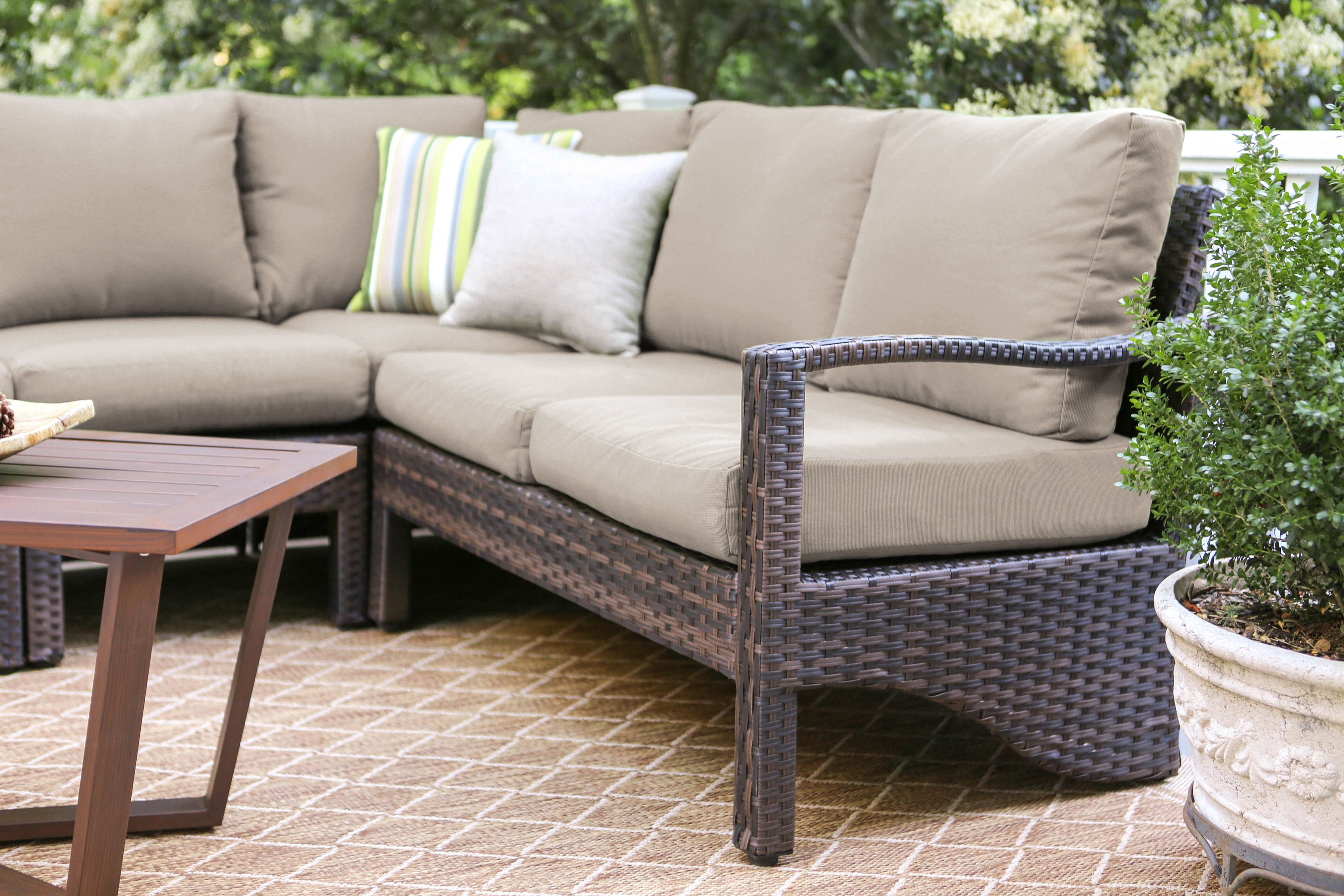Leisure Made 437409-TAN Patio-Conversation-Sets - View #2