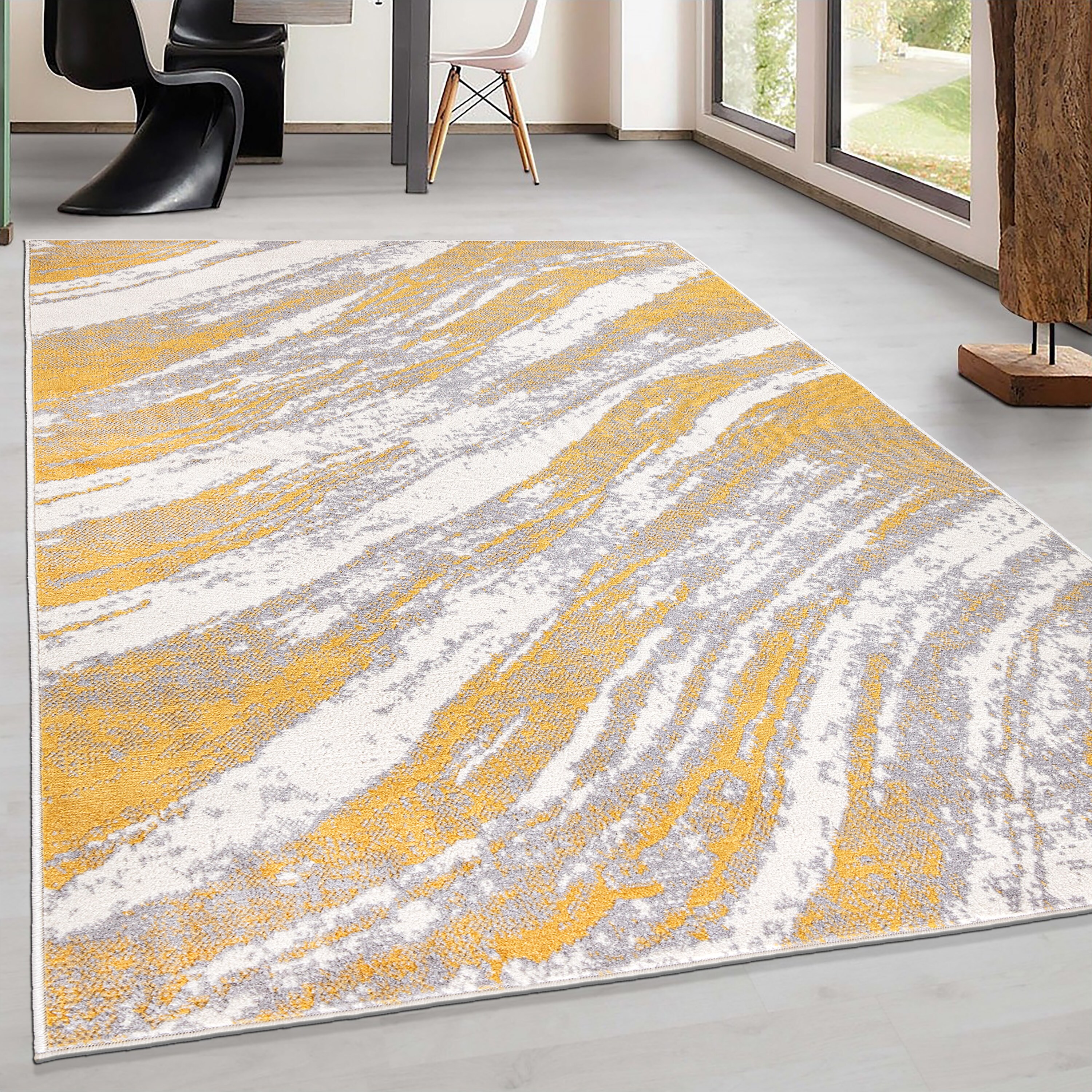 World Rug Gallery 2055YELLOW5X7 rugs - View #3