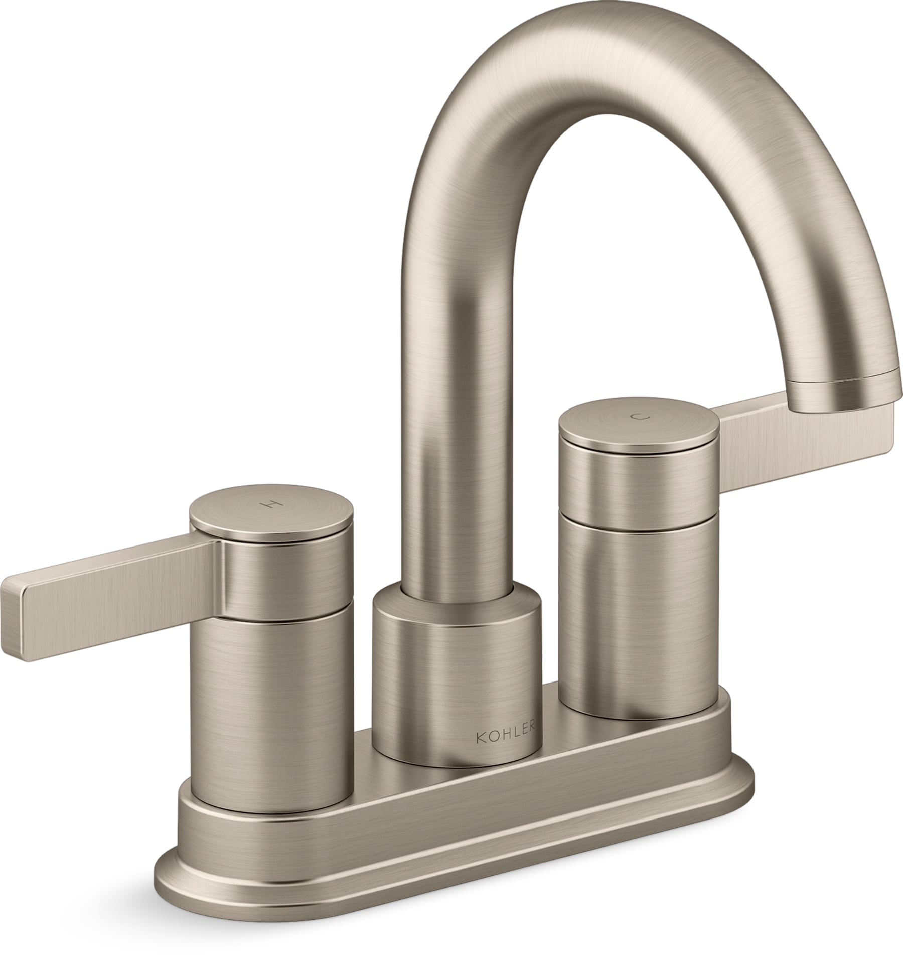 KOHLER good brushed nickel bathroom faucet