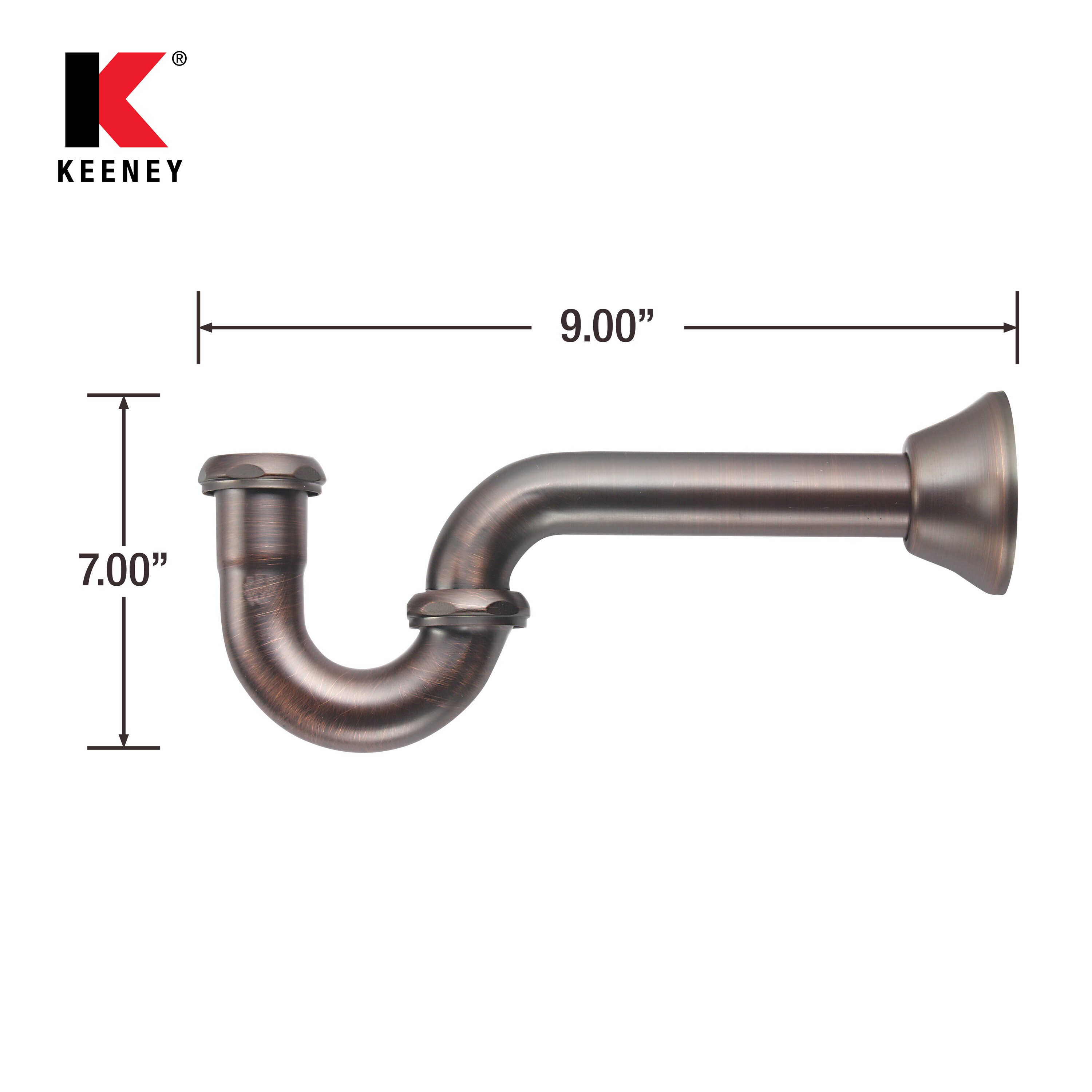 Keeney K100VB Under-Sink-Tubular-Drainage - View #10