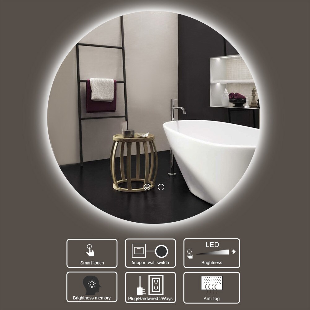 Keonjinn LW-JZ-BGSSW-R100 Framed-Bath-Mirrors - View #4