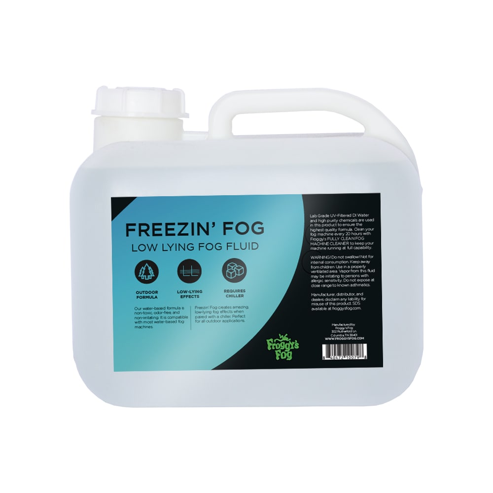 Froggy's Fog FJ-FZ-2 Freezin Fog Low-Lying Fog Fluid Commercial/Residential Grade Fog solution