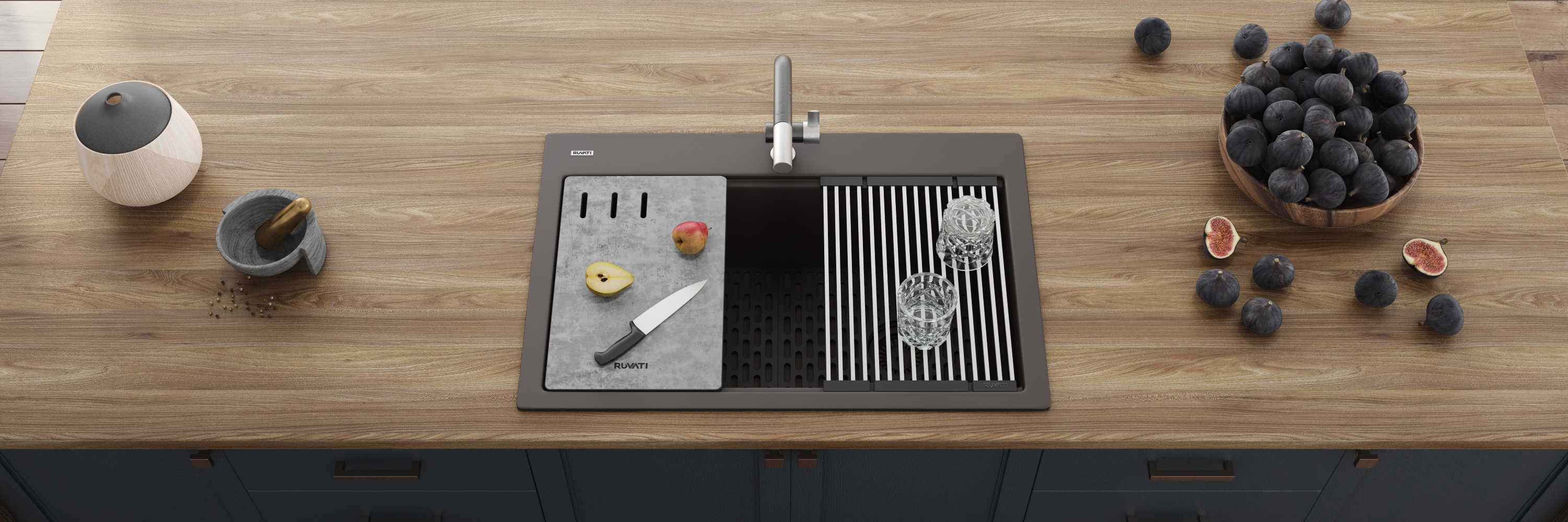 Ruvati RVG1302ES Kitchen-Sinks - View #6