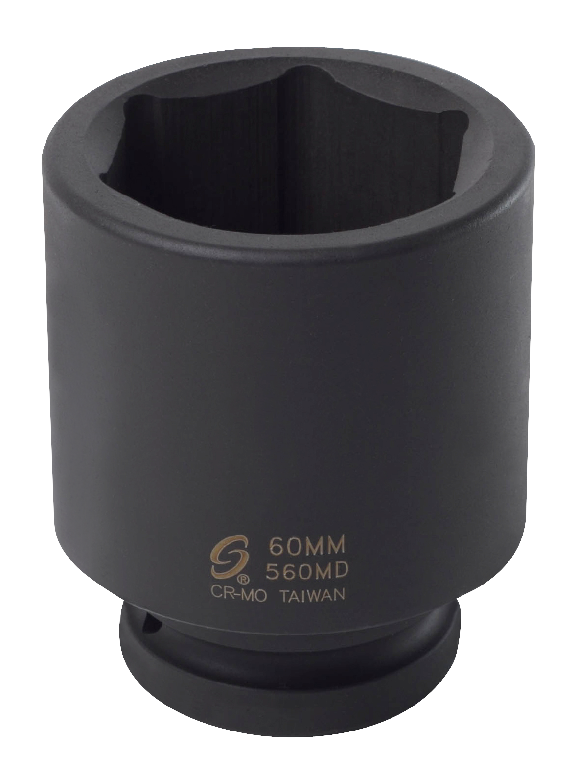 SUNEX TOOLS 560MD Metric 1-in Drive 60mm 6-point Impact Socket Individual