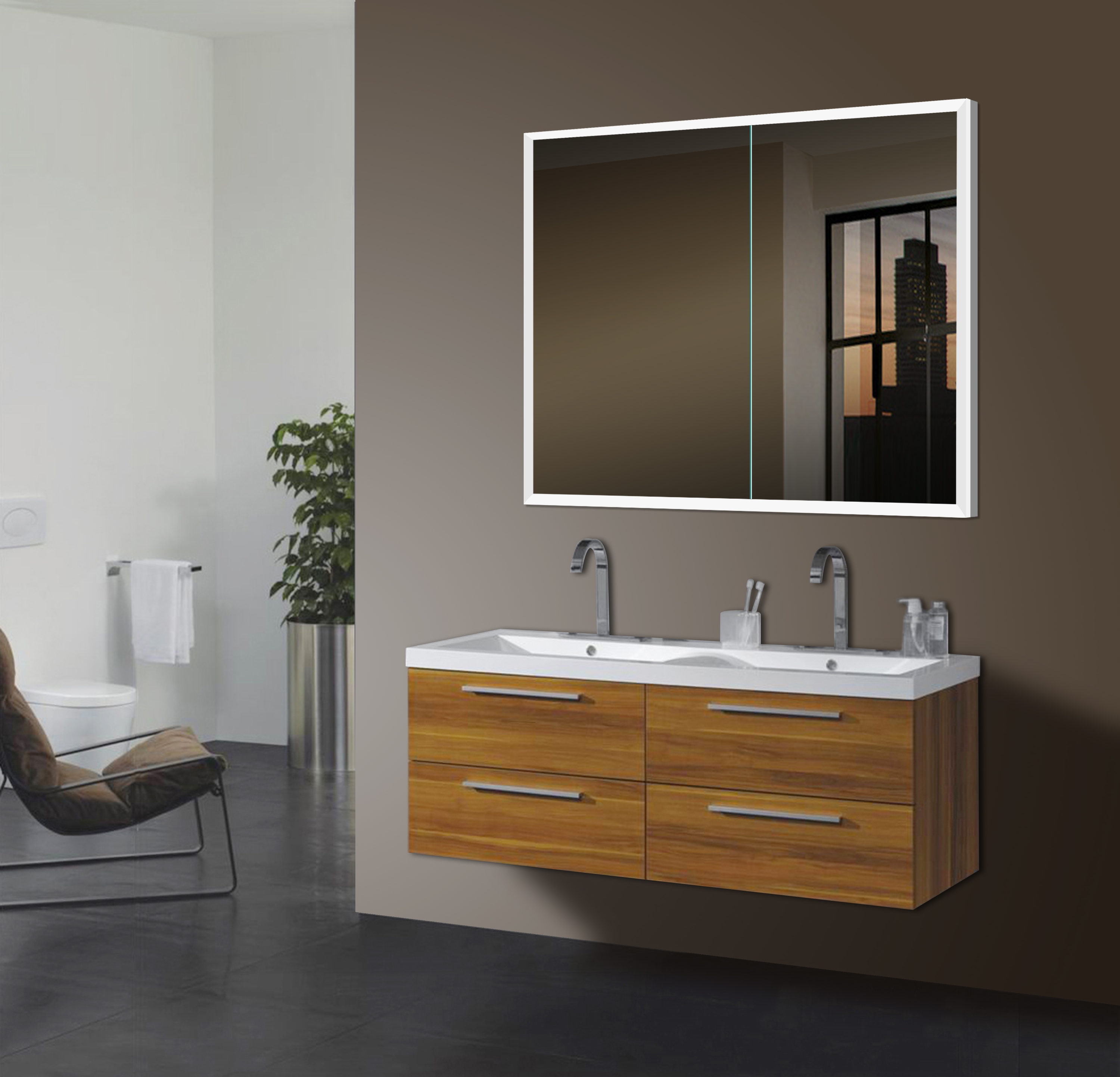 lighted IMPRESSIONS LI5171 Bathroom-Medicine-Cabinets - View #4