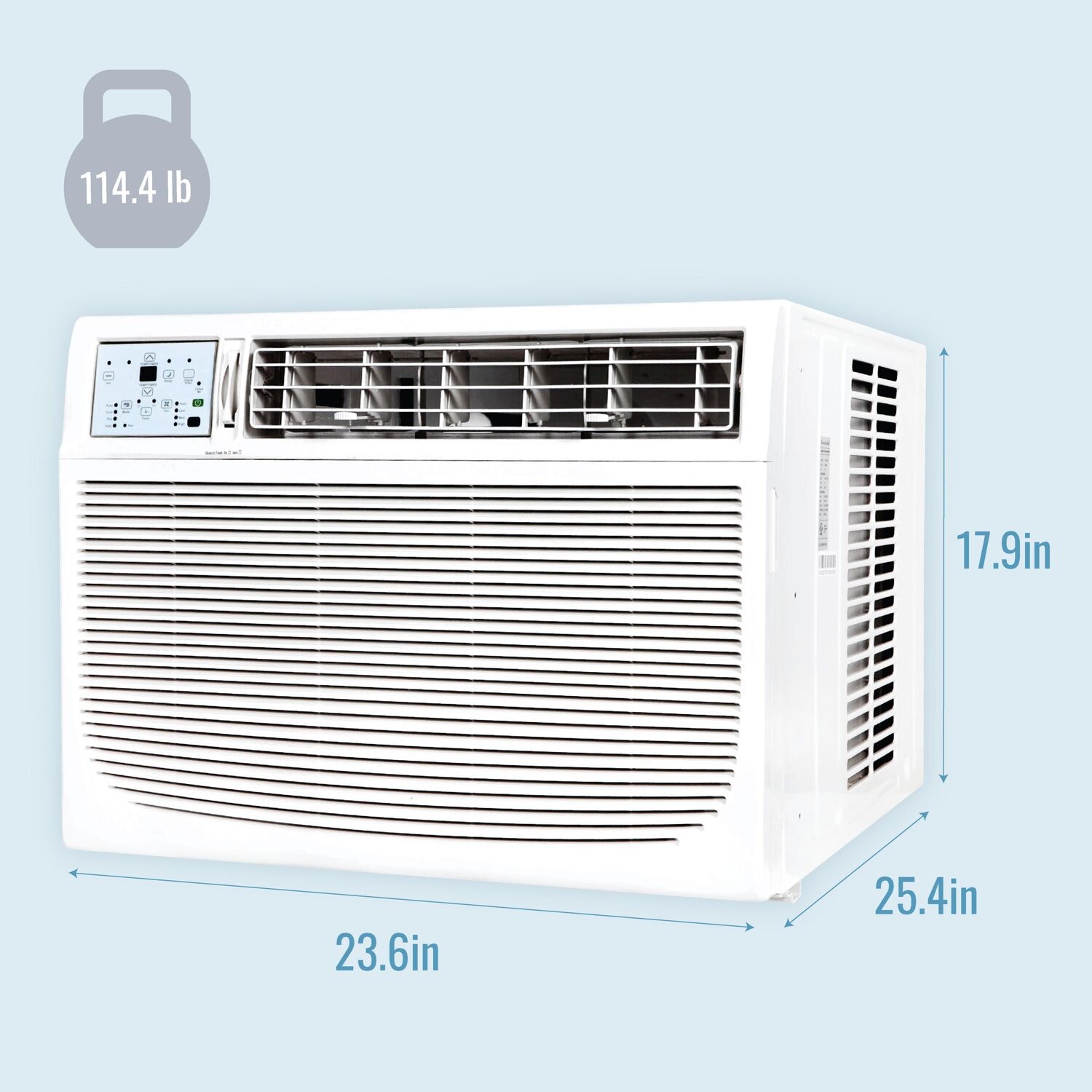 Keystone 1000-sq ft Window Air Conditioner with Remote (230-Volt; 18000 ...