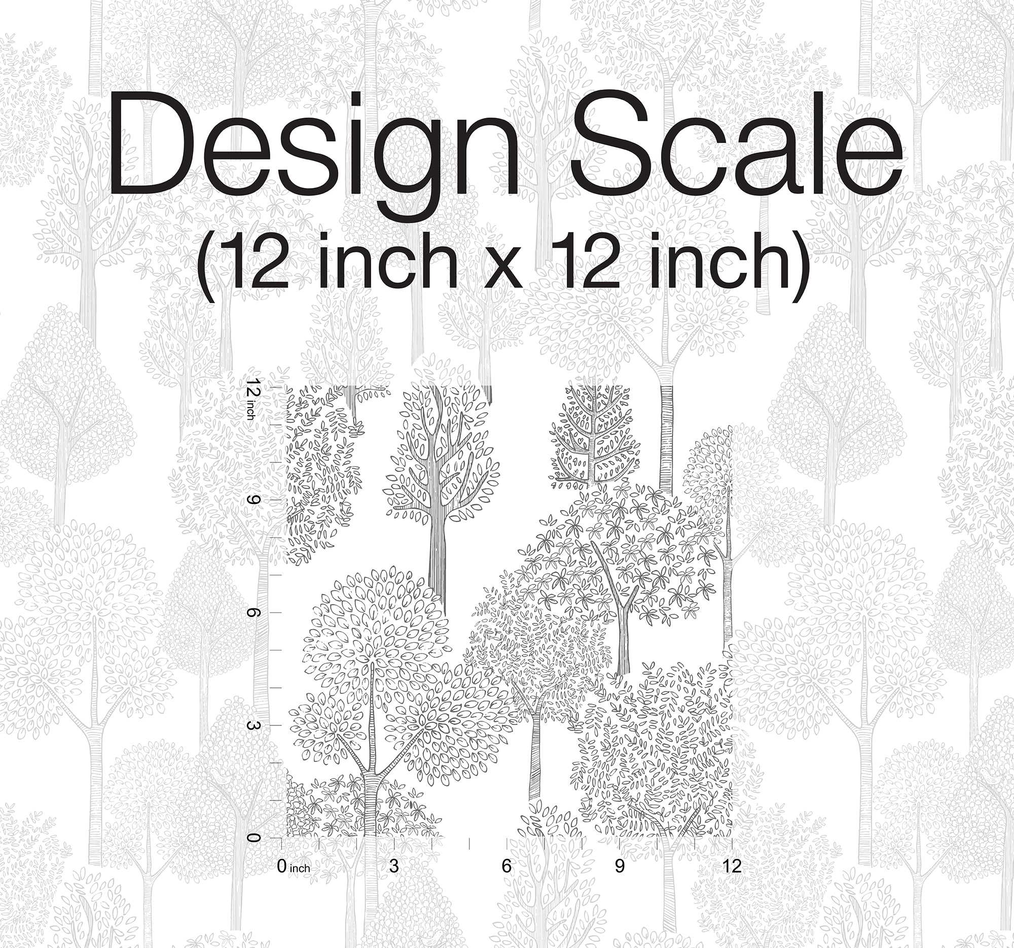 York Wallcoverings PSW1189RL York Premium Peel and Stick DwellStudio 34.2-Sq. Feet Gray Non-woven Ivy/Vines Self-adhesive Peel and Stick Wallpaper