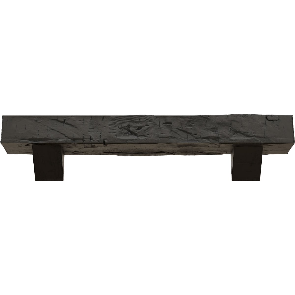 Ekena Millwork MANUHH06X10X72BKBC Mantel-Shelves - View #2