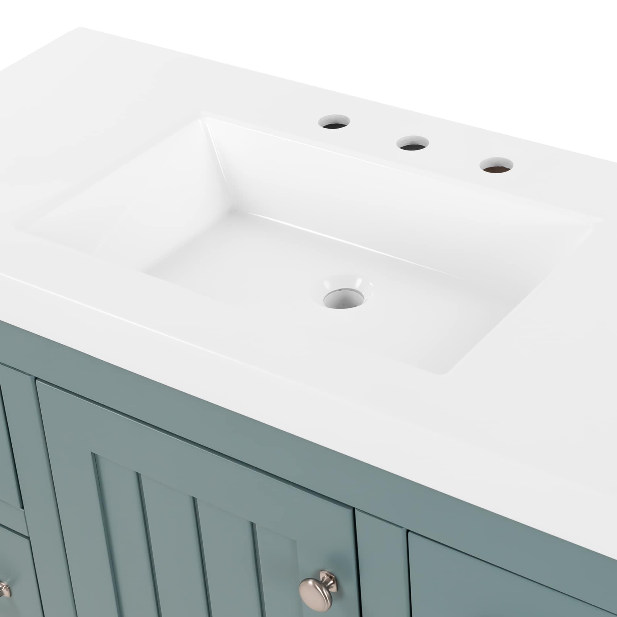 Diamond NOW Tipton 42-in Sage Single Sink Bathroom Vanity with