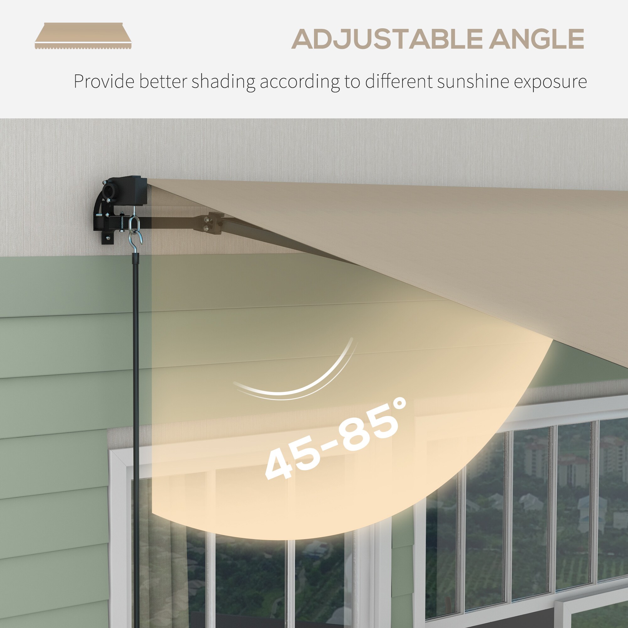 Outsunny 840-264V07BG awnings - View #5