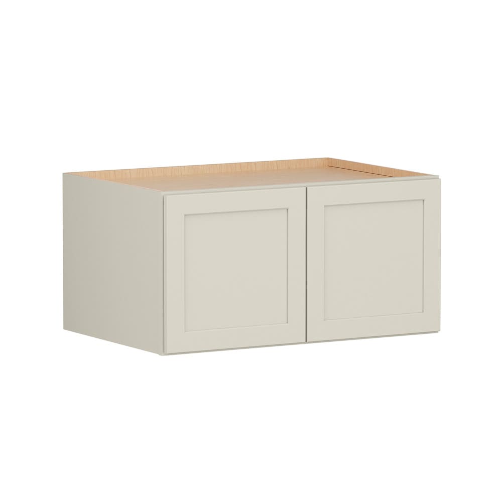 Shenandoah Breckenridge FOL 37-in W x 18-in H x 24-in D Harbor Painted Wall Fully Assembled Cabinet Recessed Panel Shaker