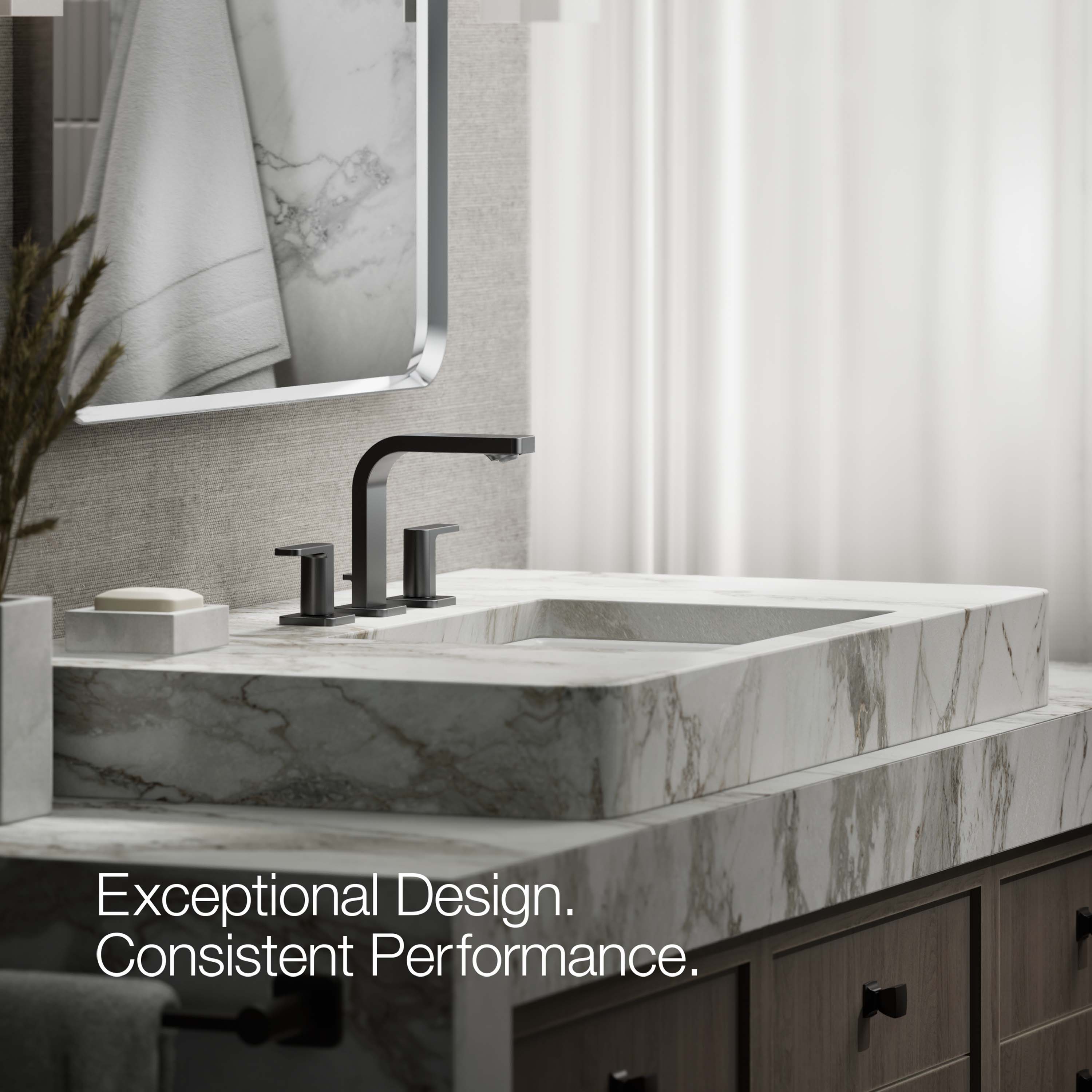KOHLER K-23484-4-BL Lavatory-Faucets - View #3