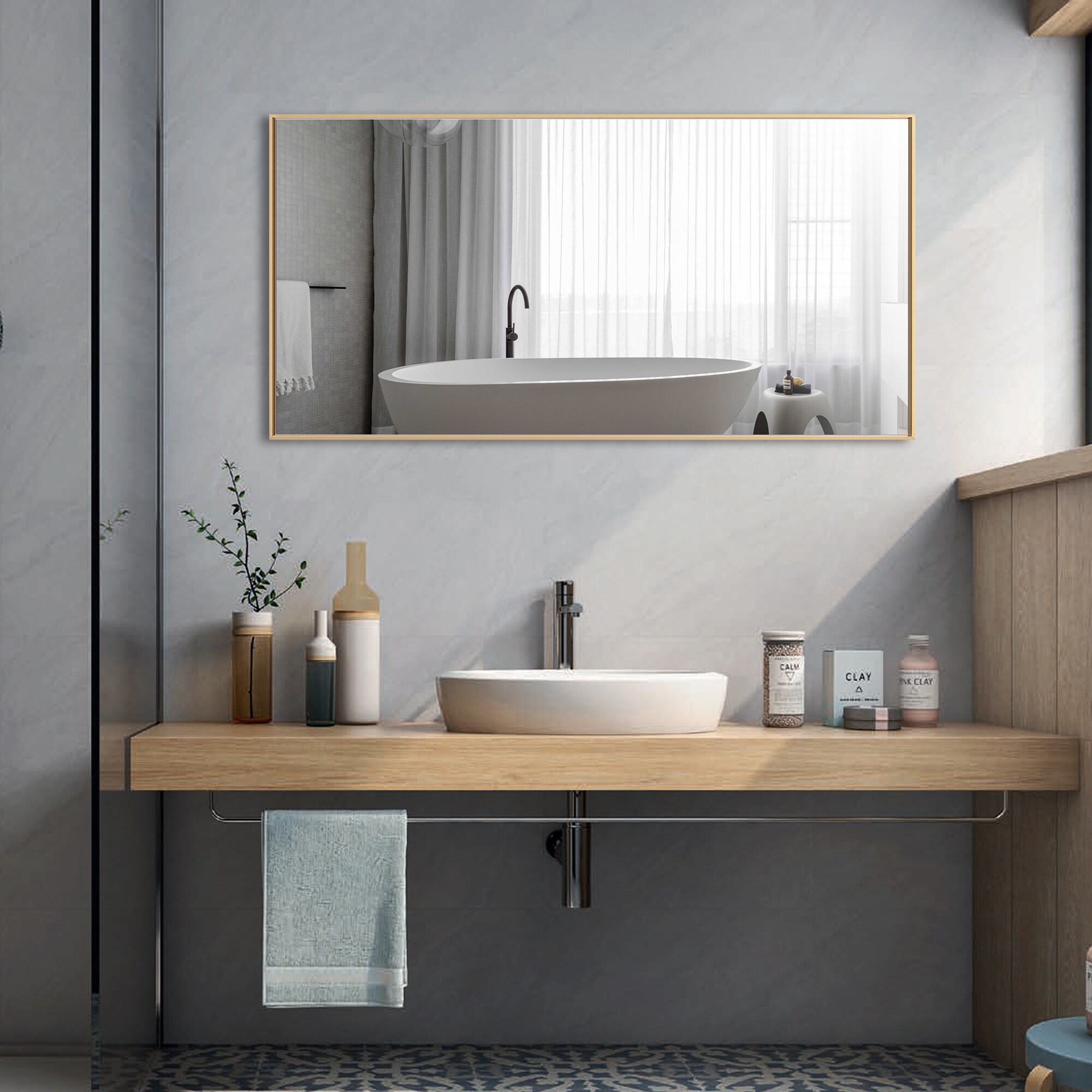 GETLEDEL MR-2516BS Framed-Bath-Mirrors - View #8